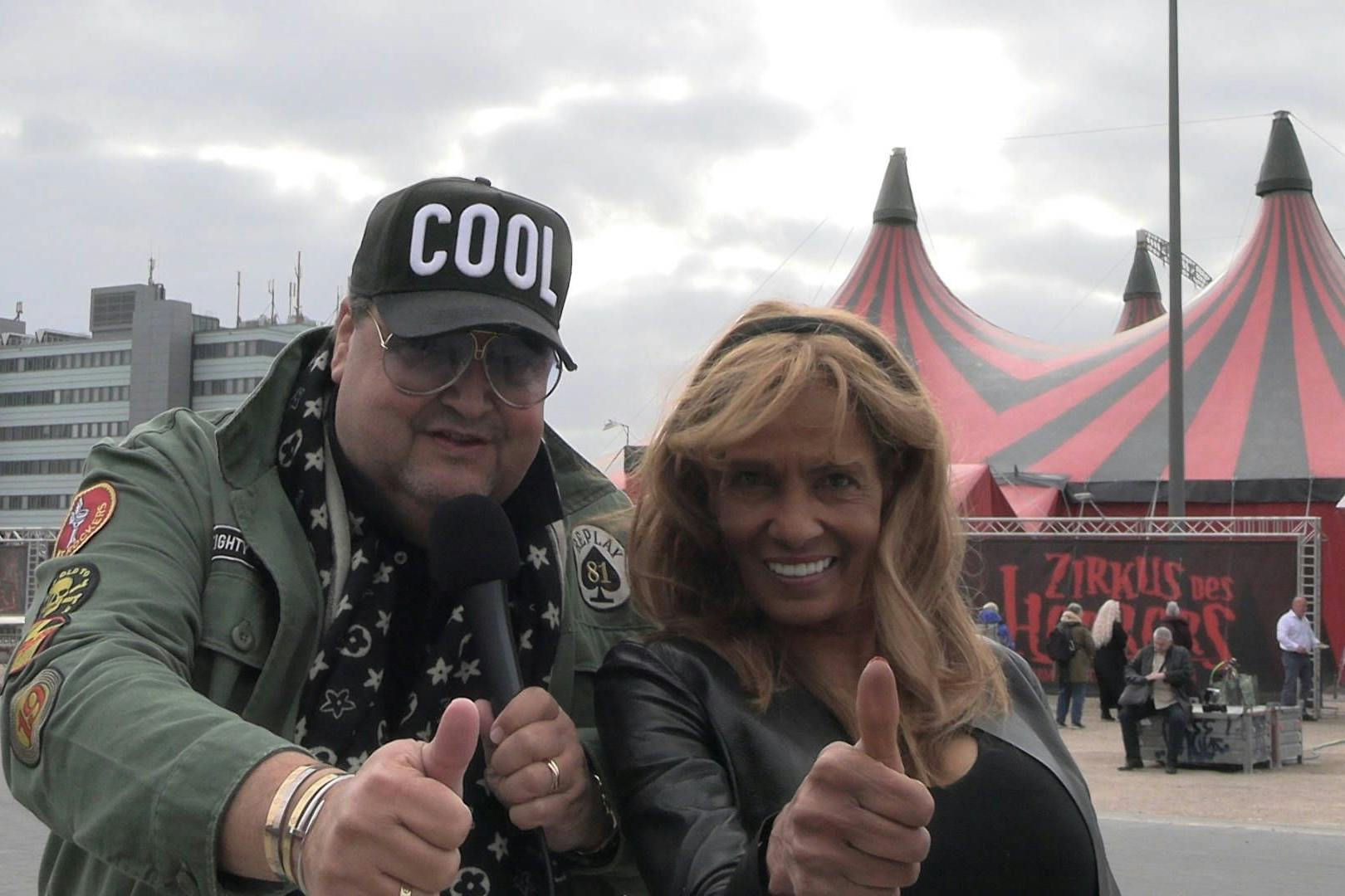 Nadja Abd el Farrag und Andreas Ellermann bei der Premiere von „Zirkus des Horrors“ in Hamburg