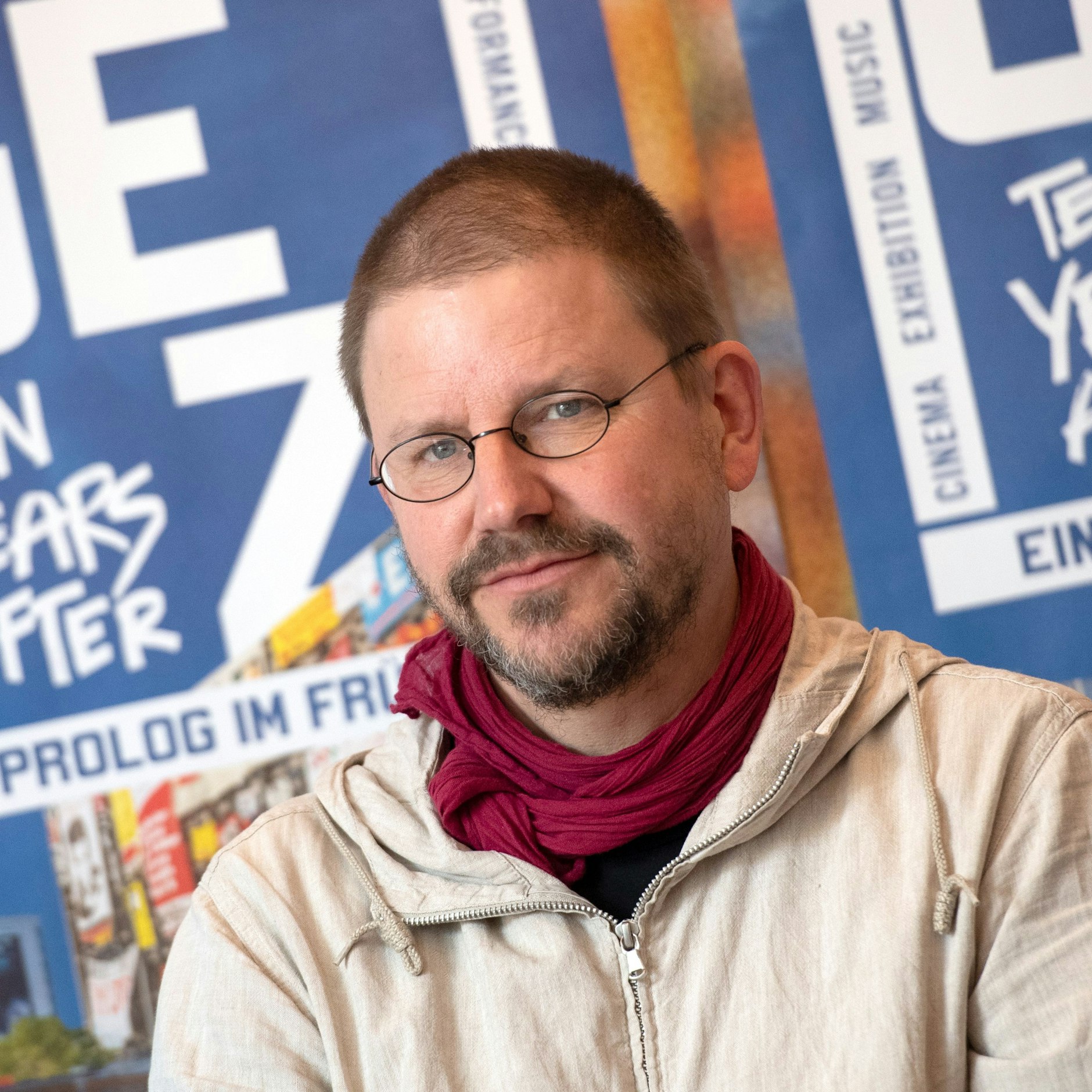 Der Menschenrechtsaktivist Peter Steudtner bei der Pressekonferenz zu „Gezi – Ten Years After“