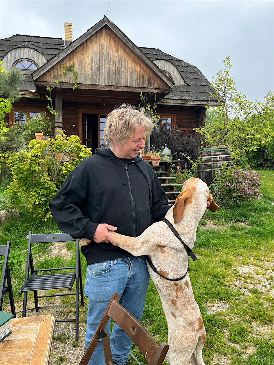 Besuch bei Winnica Miłosz und dem Winzer Krzysztof Fedorowicz (im Dorf Laz in der Nähe von Zielona Góra, Polen).