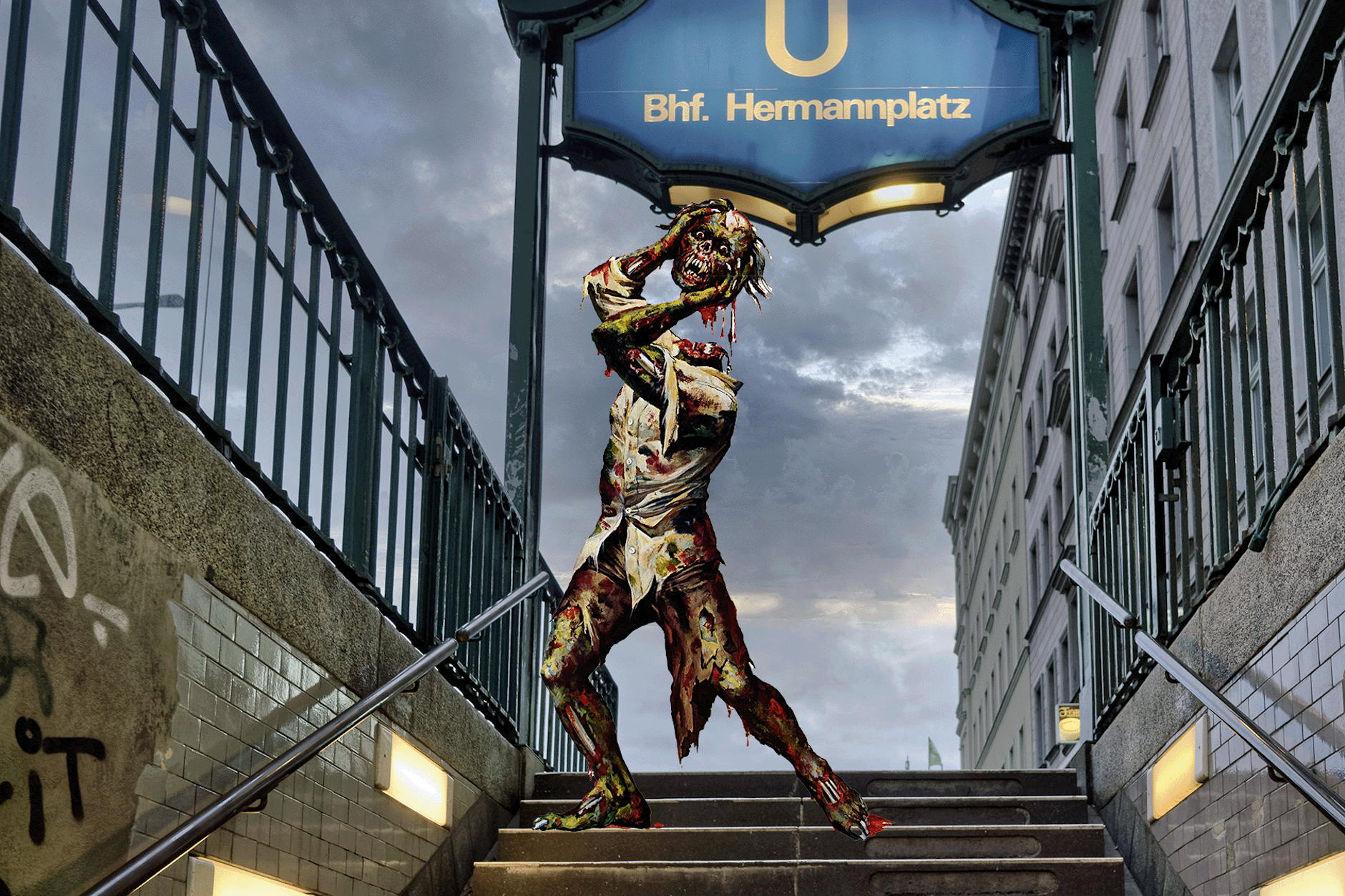 Neukölln, Hermannplatz: Keine gute Adresse für die Zombie-Apokalypse.