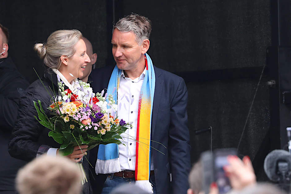 Die AfD steht im Osten der Republik laut Umfragen seit Mai auf Platz 1.