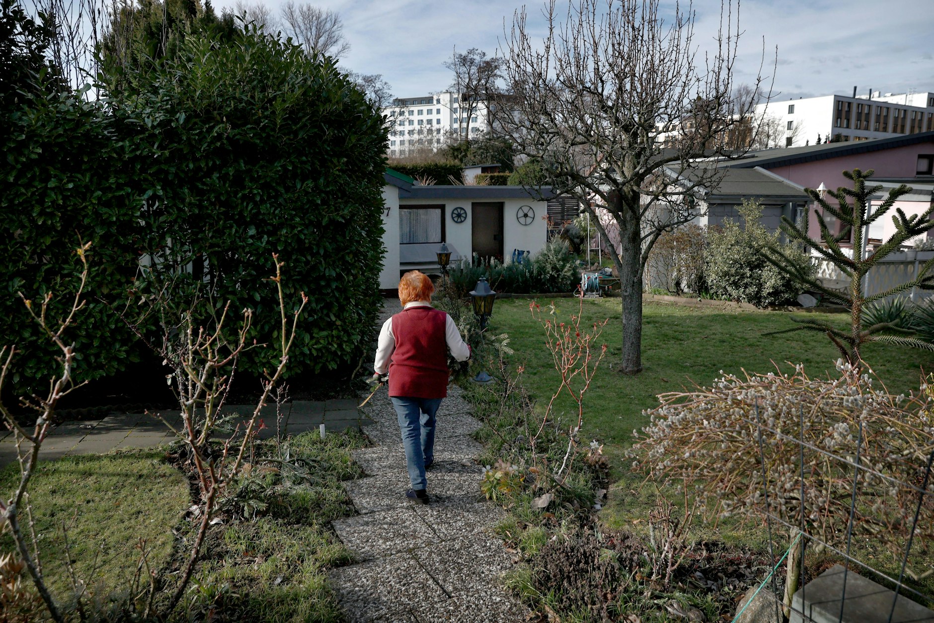 Wer einen hat, kann sich glücklich schätzen: Schrebergarten in Pankow.