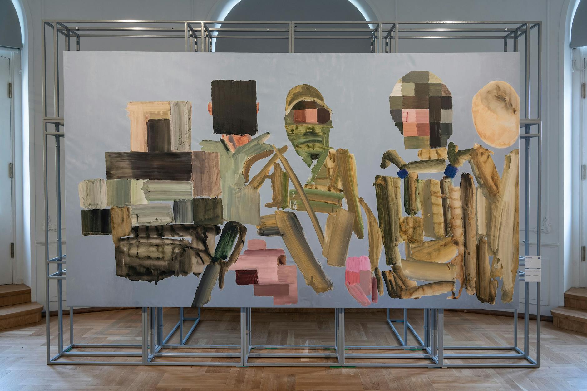 Das Werk „Schweigeminute“ der ukrainischen Künstlerin Lesia Khomenko