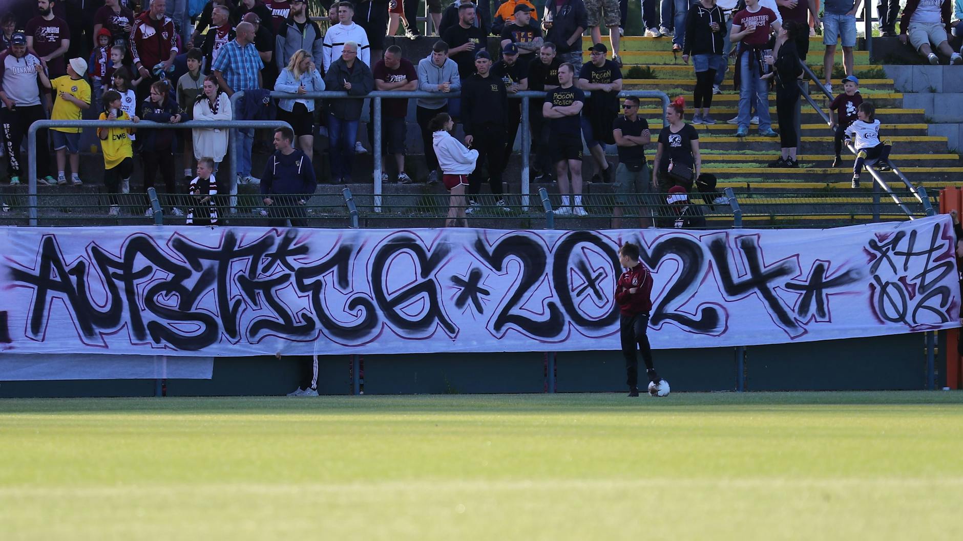 Klare Botschaft für die neue Spielzeit von den BFC-Fans an das Team!