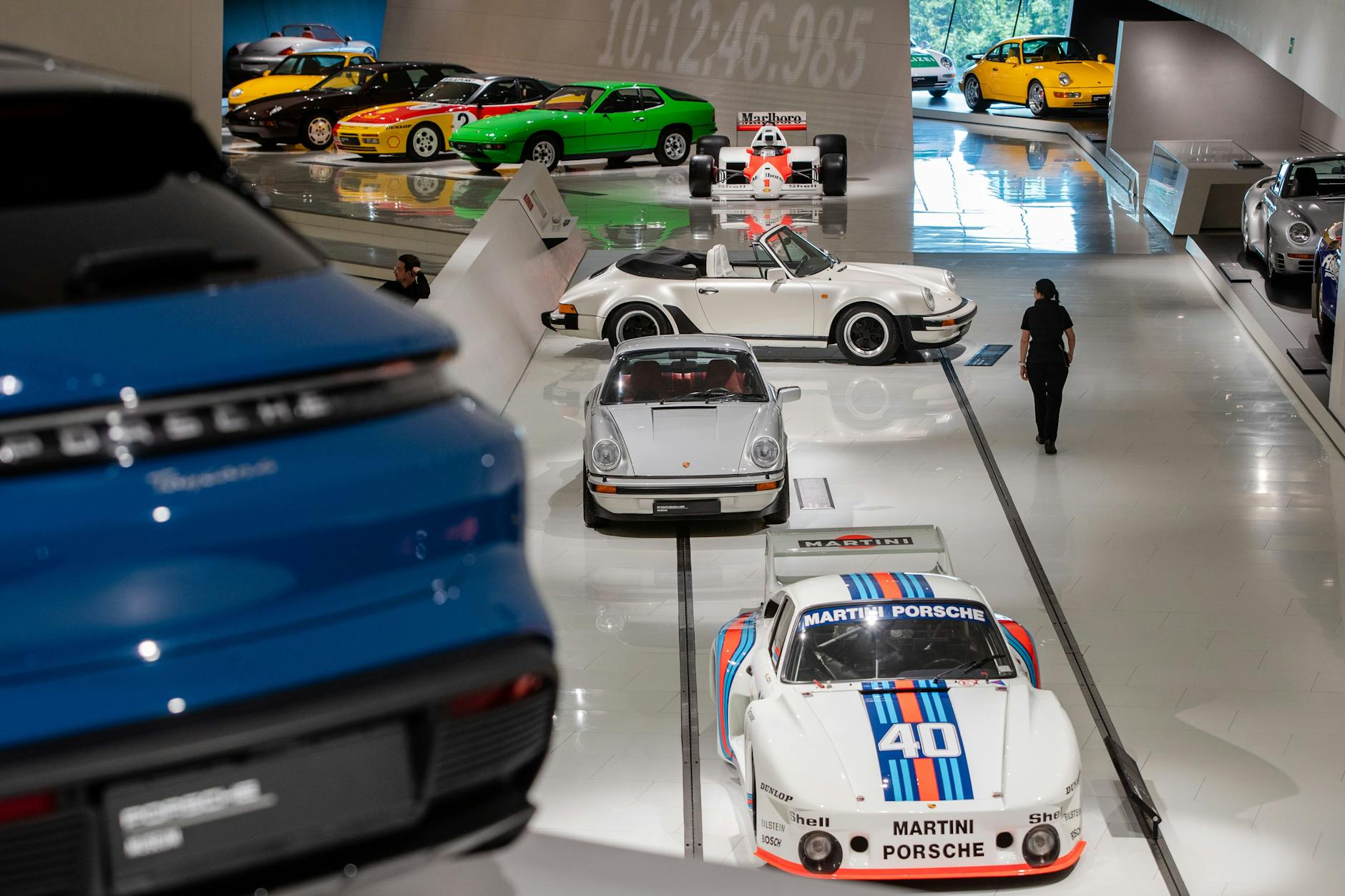 75 Jahre Sportwagengeschichte sind im Zuffenhausener Porsche-Museum ausgestellt.