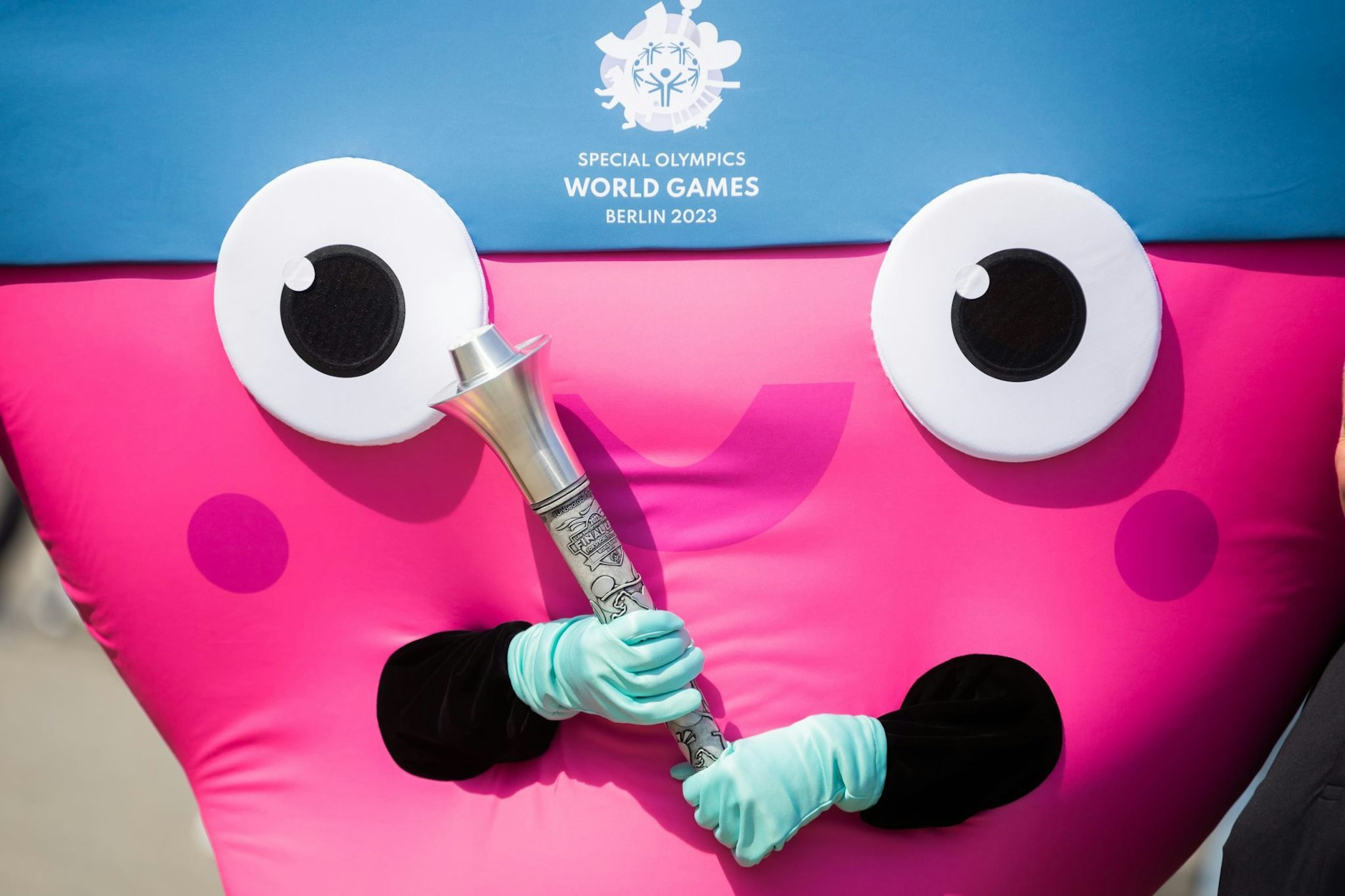 Unity heißt das Maskottchen der Special Olympics World Games in Berlin.