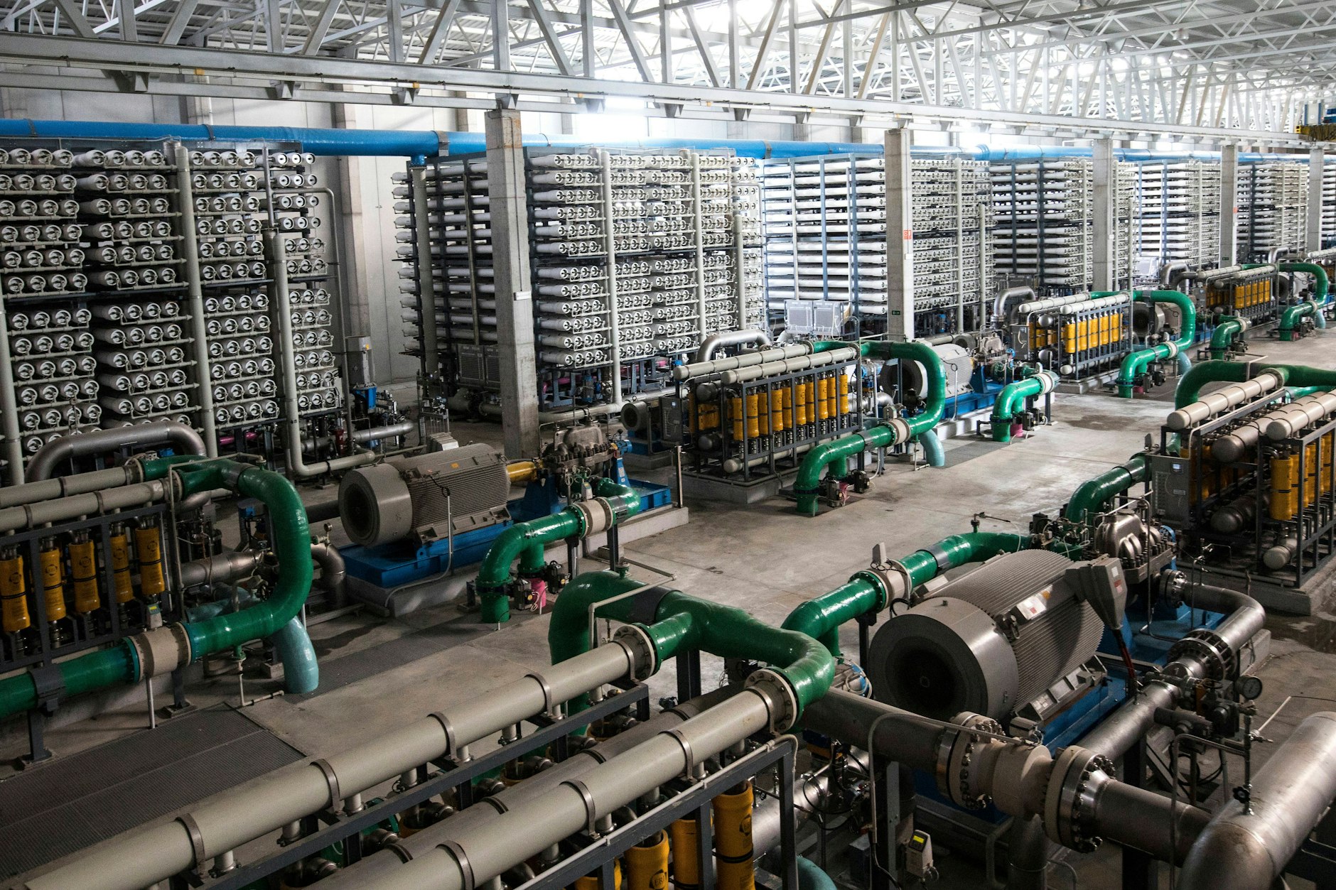 Eine Entsalzungsanlage für Meerwasser in Torrevieja, Spanien
