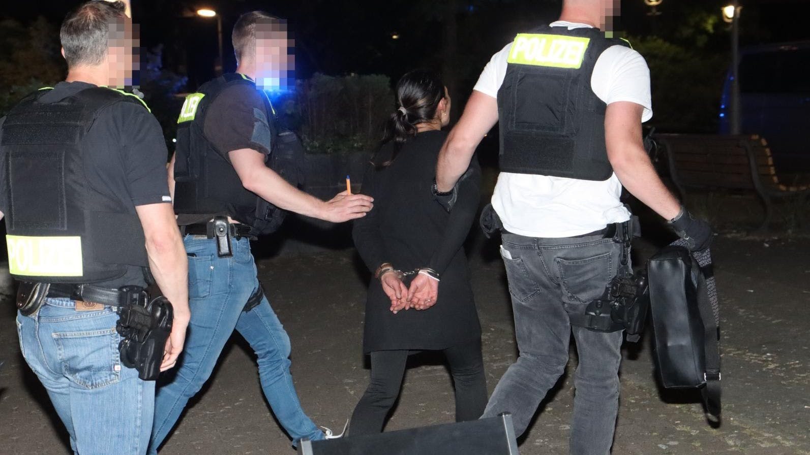 Bei den Kontrollen wurde eine Frau festgenommen.