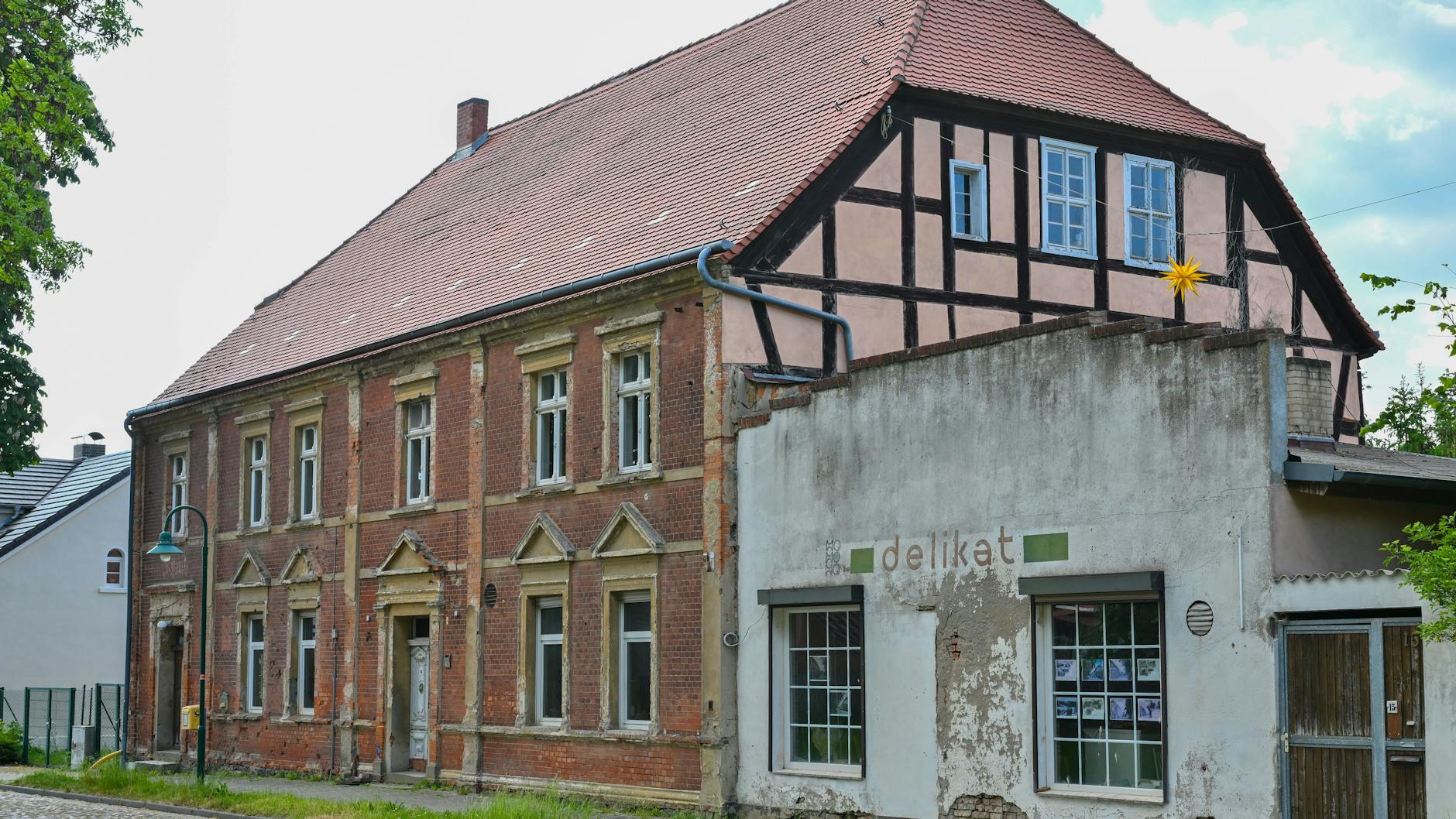 In Greiffenberg: Ein Blick auf das Gebäude der alten Post.