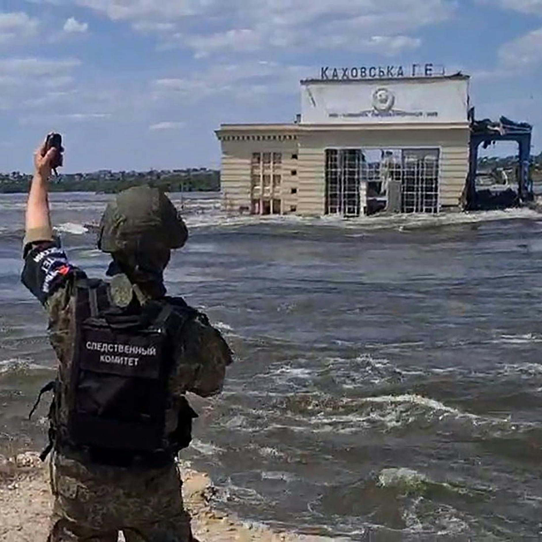 Ist Russland für die Damm-Sprengung in der Ukraine verantwortlich?