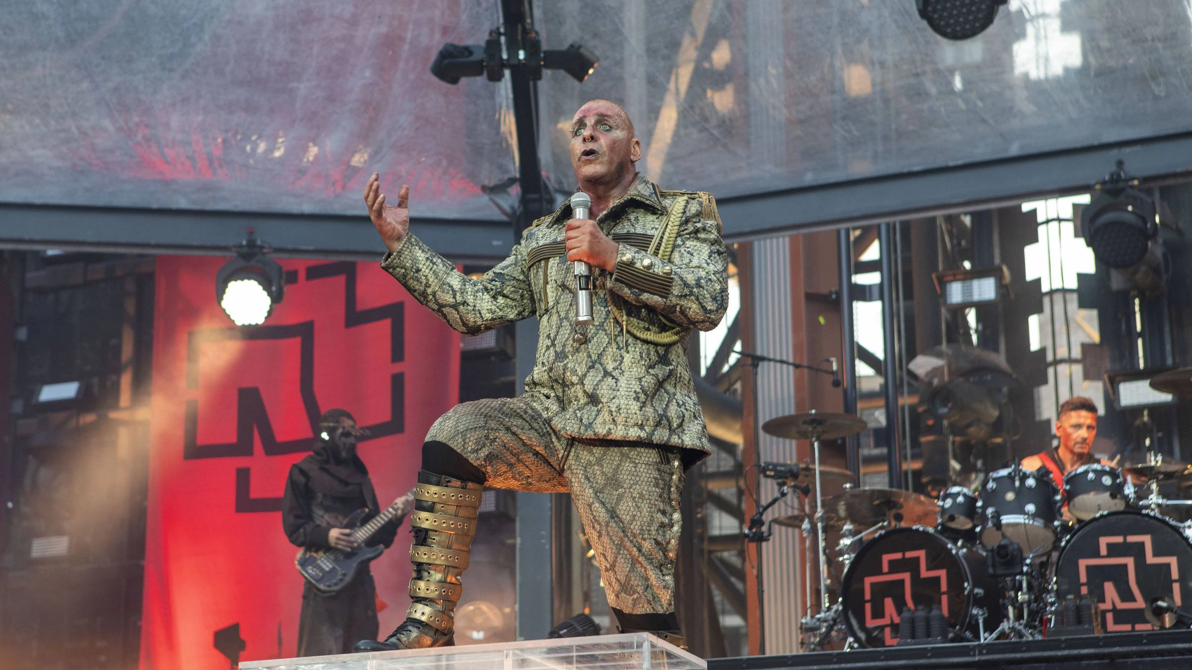 Till Lindemann bei einem früheren Auftritt im Berliner Olympiastadion im Jahr 2019.