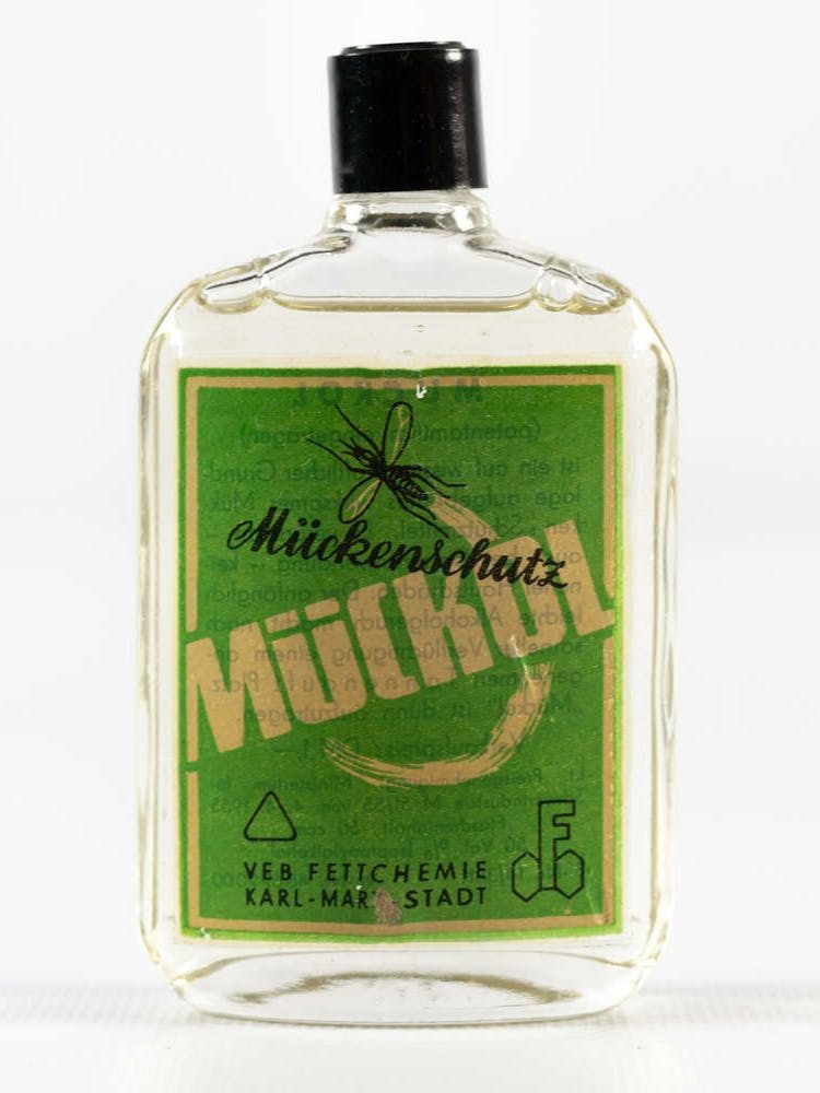 Ein Produkt der chemischen Industrie der DDR: Mückol