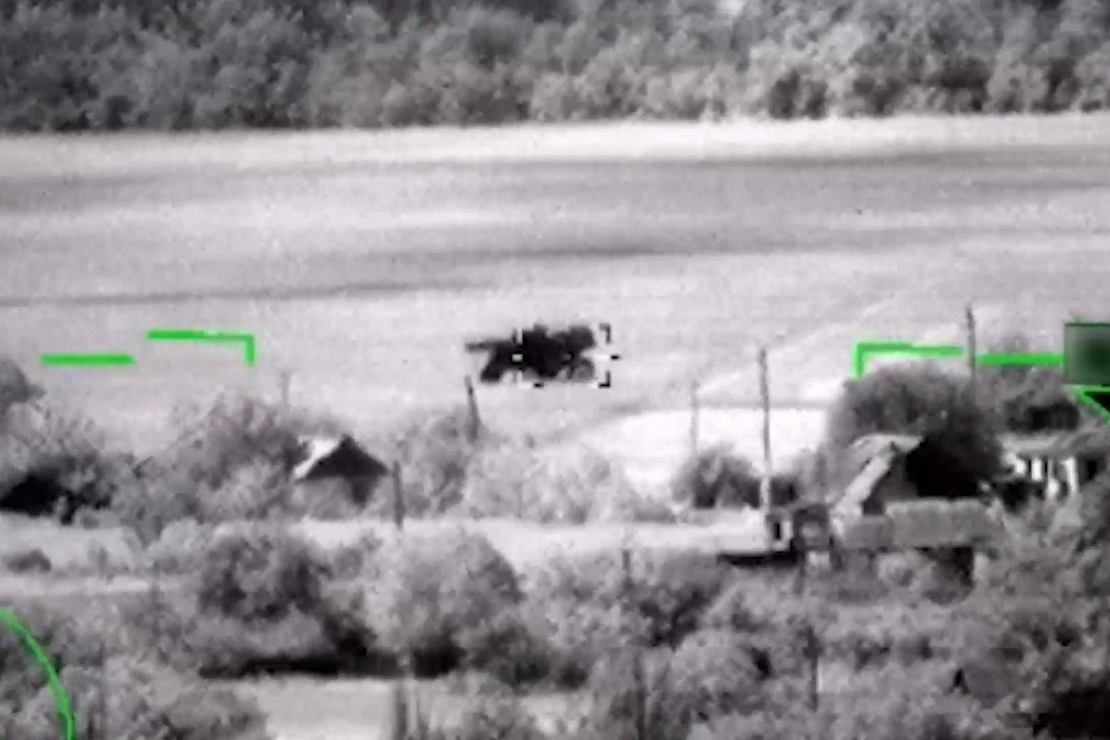 Das russische Verteidigungsministerium gab an, Leopard-Panzer zerstört zu haben. Das erwies sich als Ente.