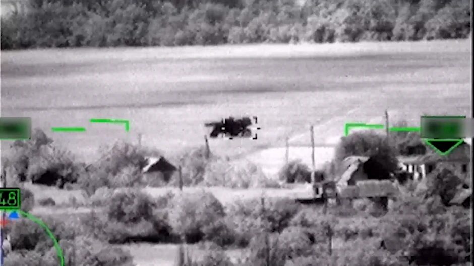 Das russische Verteidigungsministerium gab an, Leopard-Panzer zerstört zu haben. Das erwies sich als Ente.