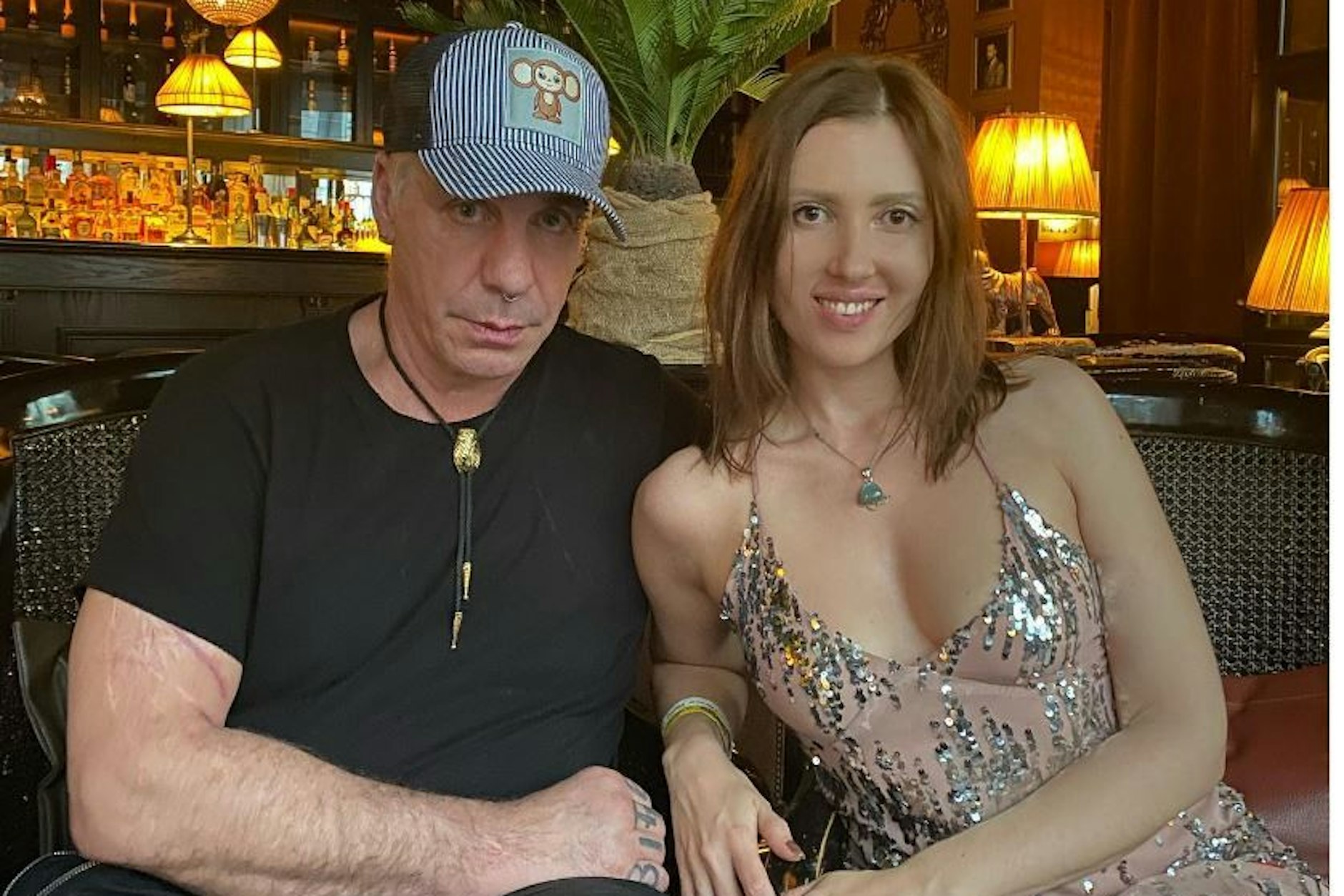 Hat sie wirklich Hausverbot? Till Lindemann und Alena Makeeva 2021 in Moskau.