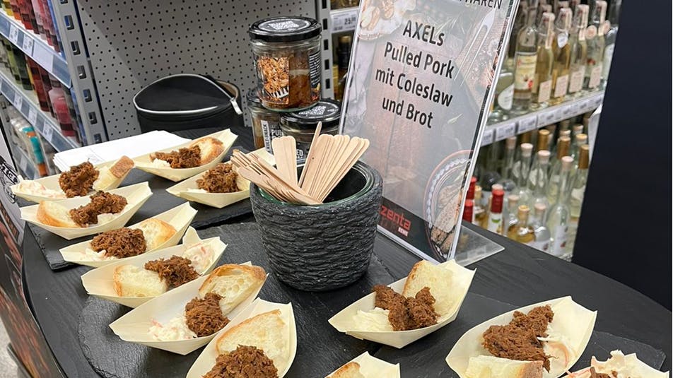 Hmm, wenn das nur halb so gut schmeckt, wie es aussieht, braucht sich Axel Schulz um den Absatz keine Sorgen zu machen.