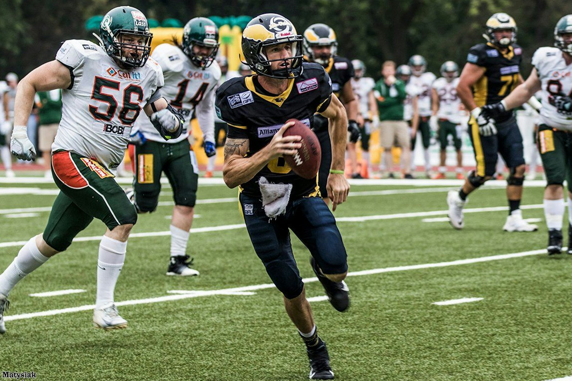 Adler-Quarterback und A-Jugend-Coach Zachary Cavanaugh