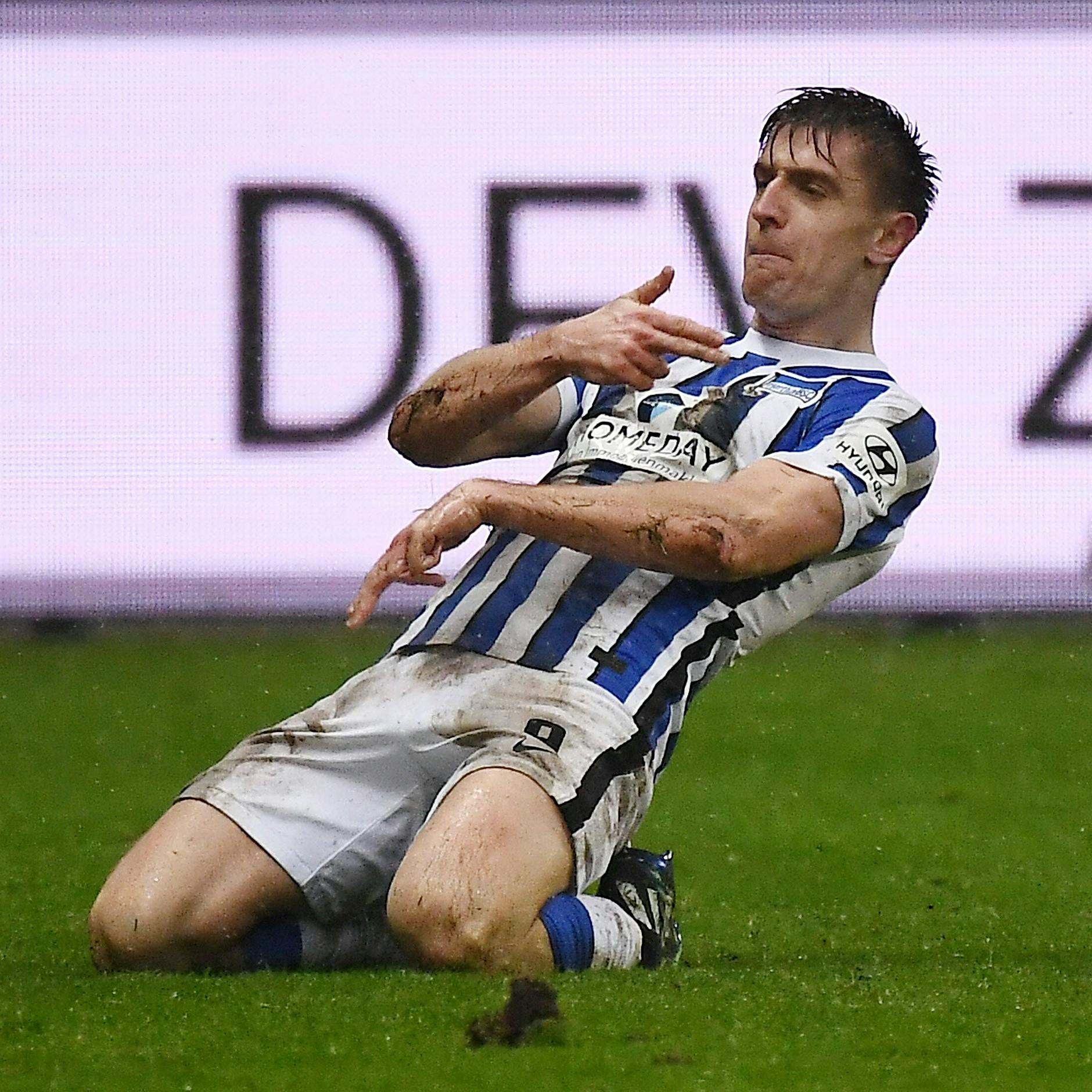 Krzysztof Piatek - der teure Hertha-Pistolero mit Ladehemmung