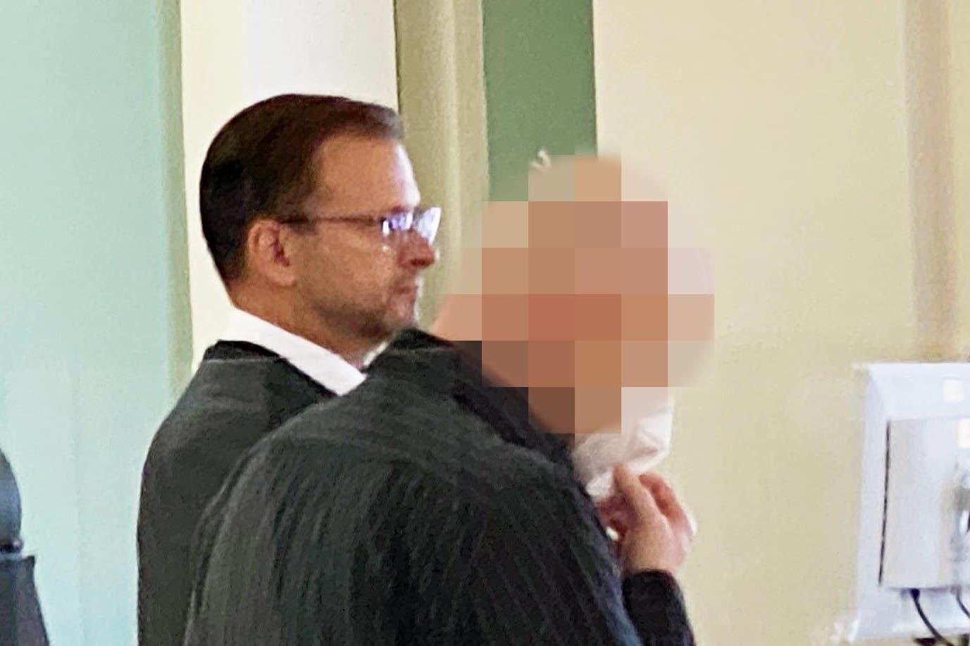 Michael Q. im ersten Prozess, da war der Kindesvater 49 Jahre alt.