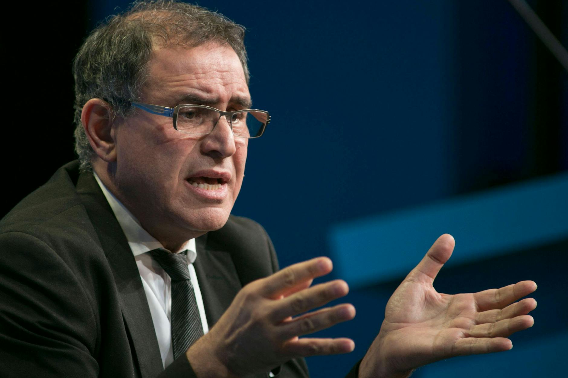 Der US-amerikanische Nationalökonom und Professor an der zur New York University gehörenden Stern School of Business Nouriel Roubini.