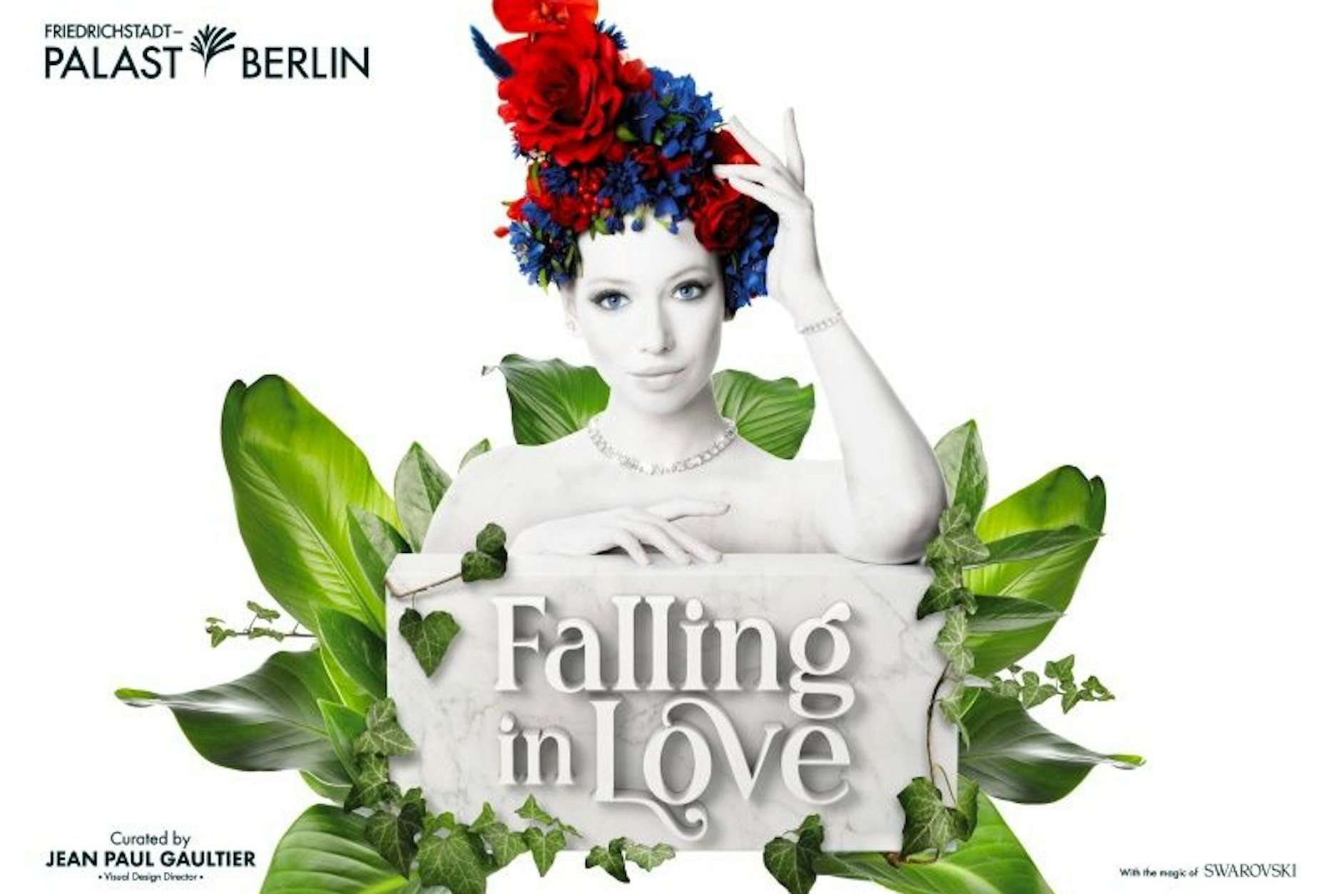 Die neue Show im Friedrichstadt-Palast FALLING | IN LOVE ist eine blühende Fantasie. Tauchen Sie ein in ein Farbenmeer voller Lebenslust und erleben Sie Berlins strahlendstes Show-Juwel.