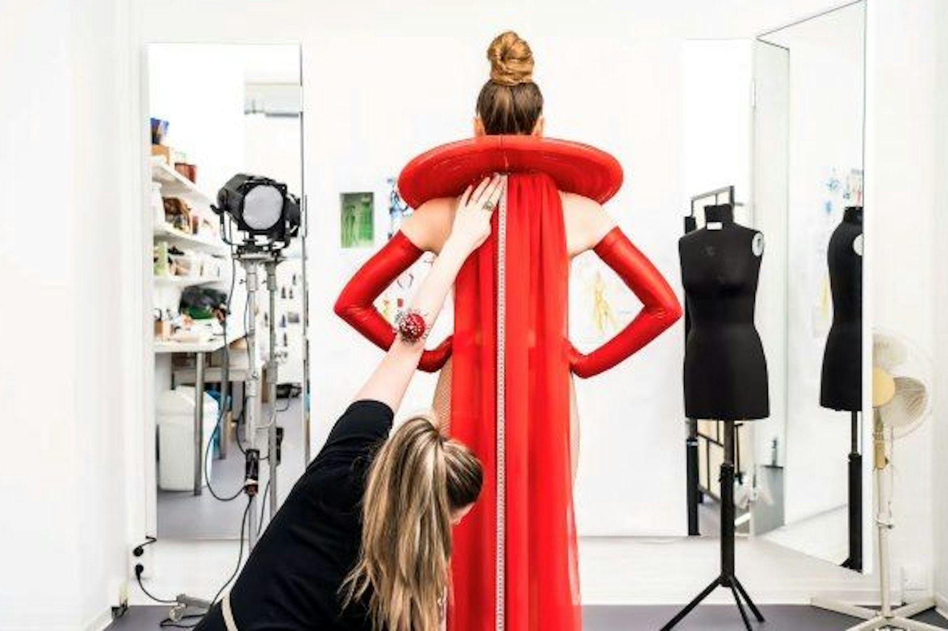 Maßarbeit im Atelier.