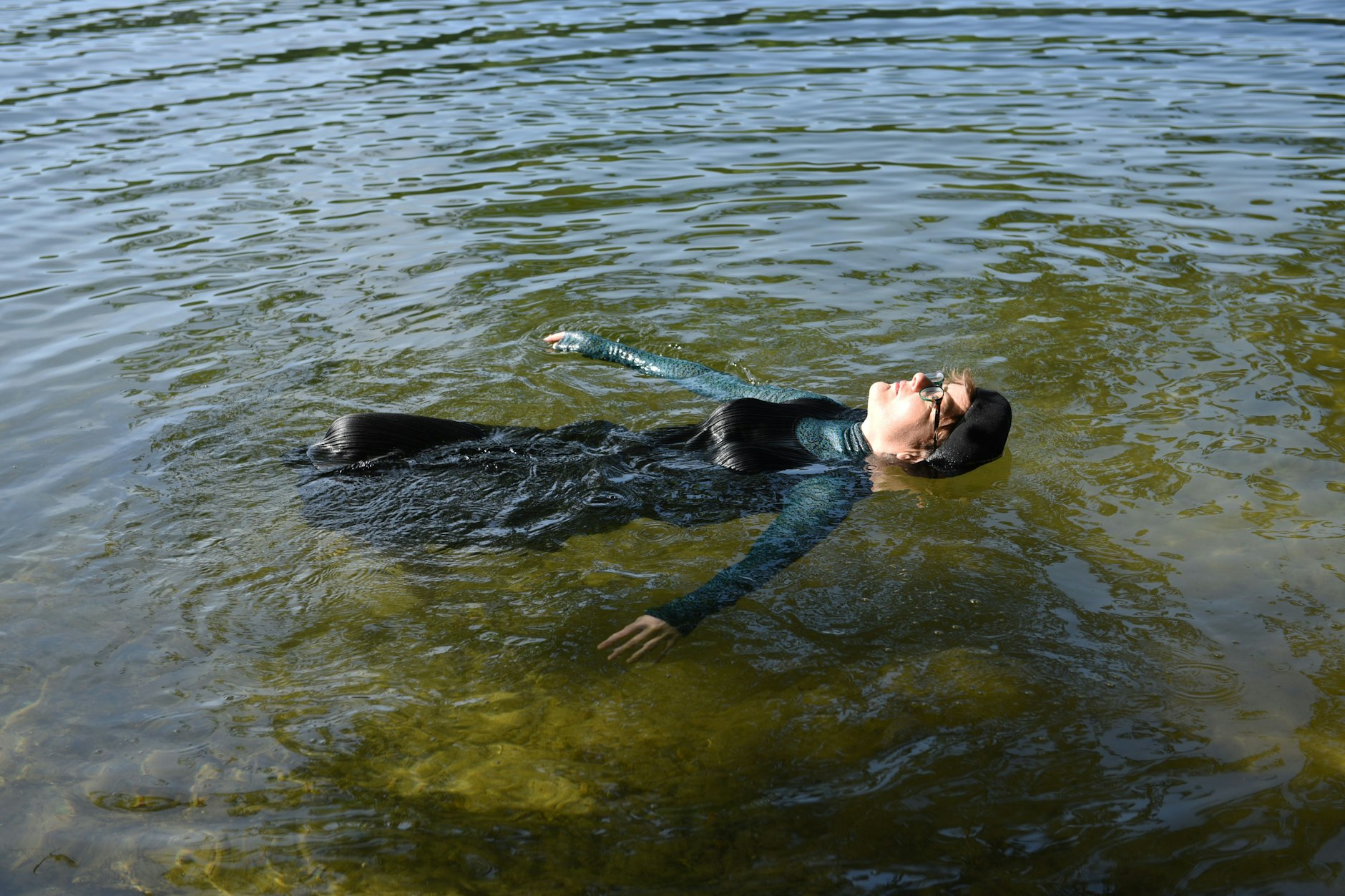 Die Dichterin Nancy Campbell in ihrem Element