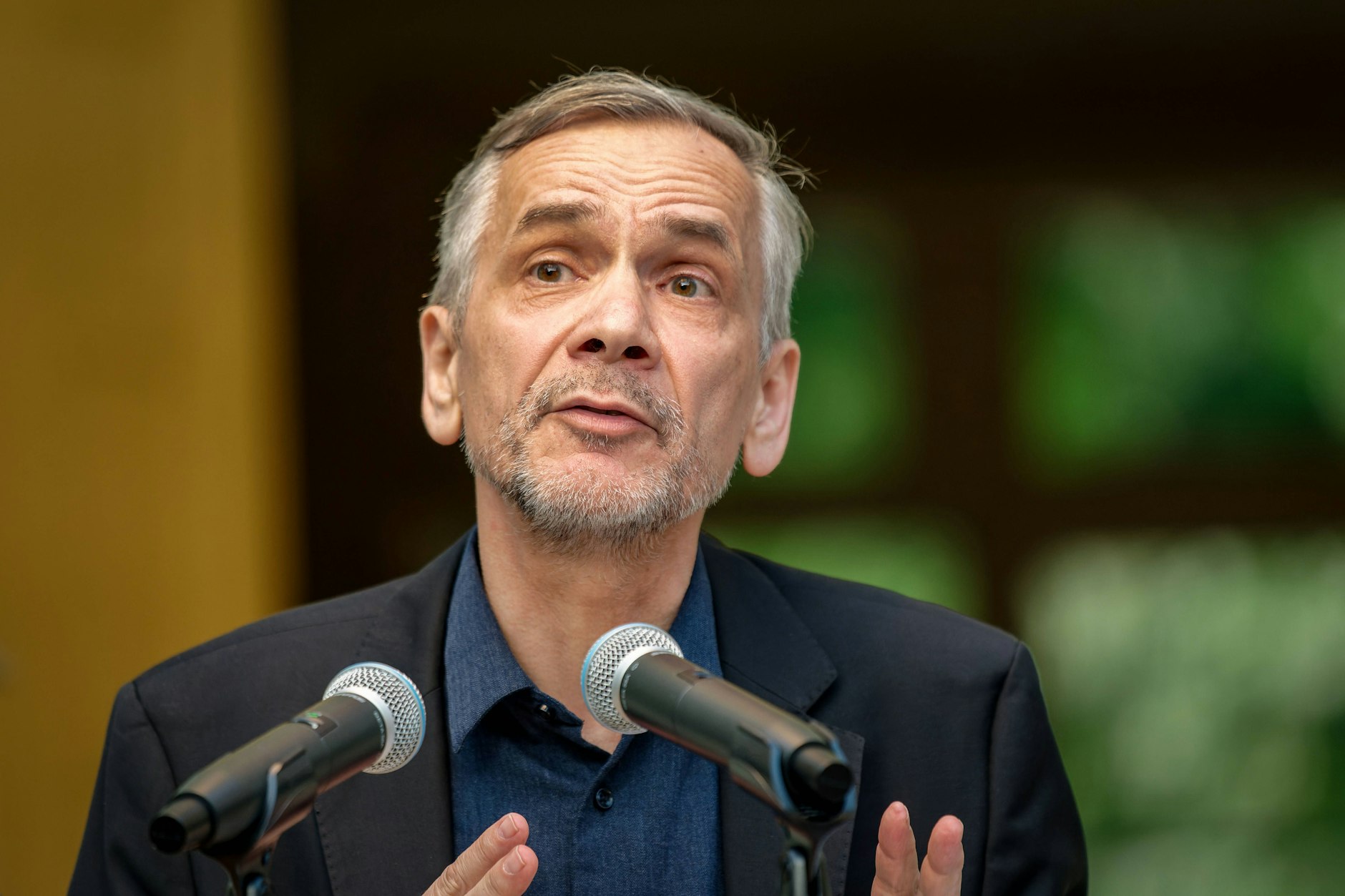 Lutz Seiler bei einer Lesung in Potsdam