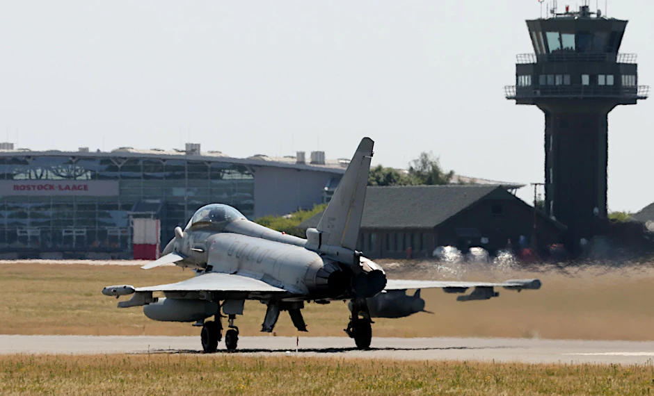 Mehr Geld für Kampfmittel wie diesen Eurofighter: Deutschlands Beitrag zur Finanzierung der Nato steigt
