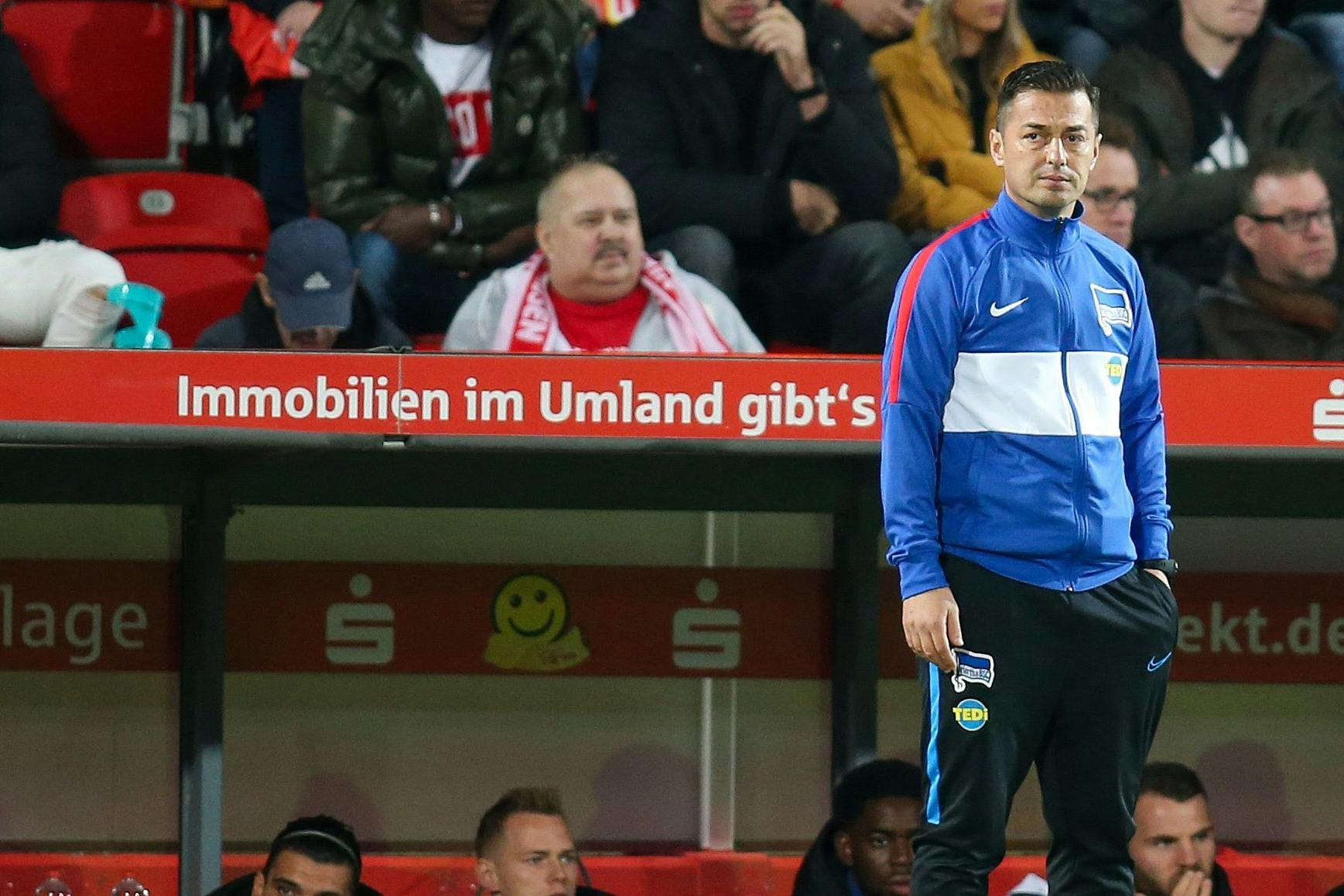 Die Derbyniederlage beim 1. FC Union war der Anfang vom Ende bei Hertha BSC für Ante Covic.