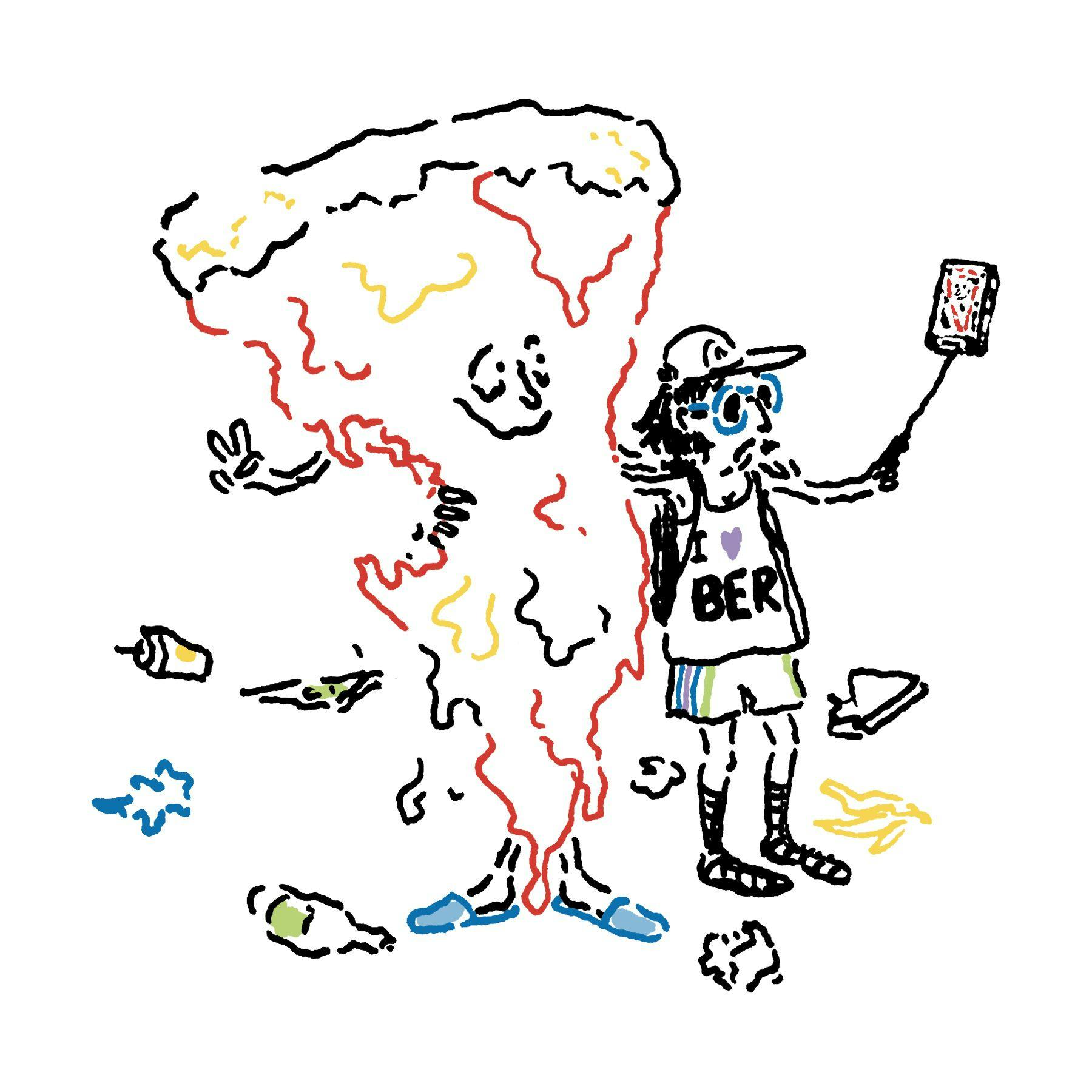 Was eben so rumliegt: Berlin wie es müllt und lacht.