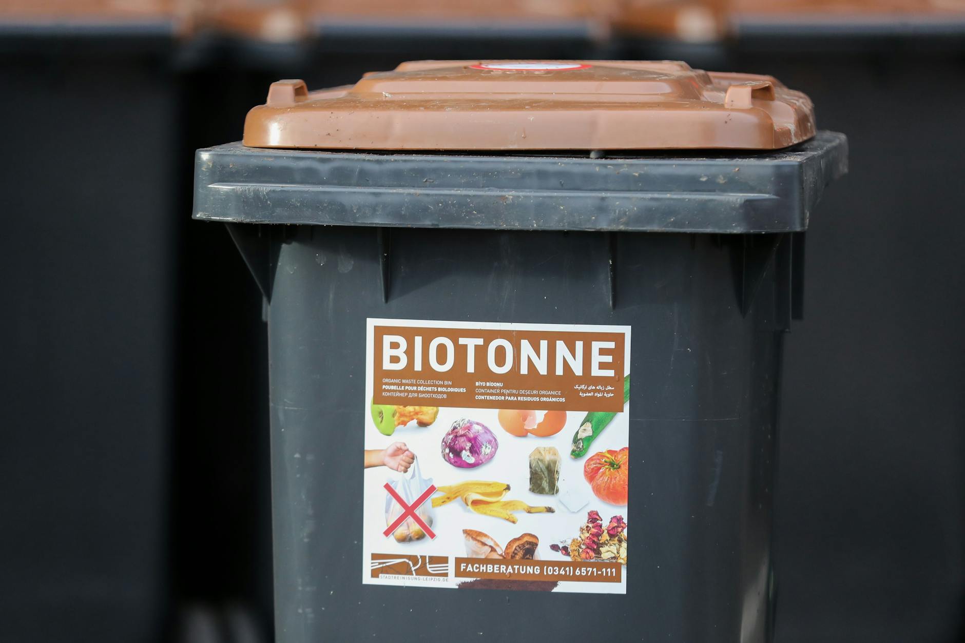 Kompostierbare Reste gehören in die Biotonne. Am besten ohne Verpackung oder eingewickelt in Zeitung oder Bäckertüten ohne Plastik.