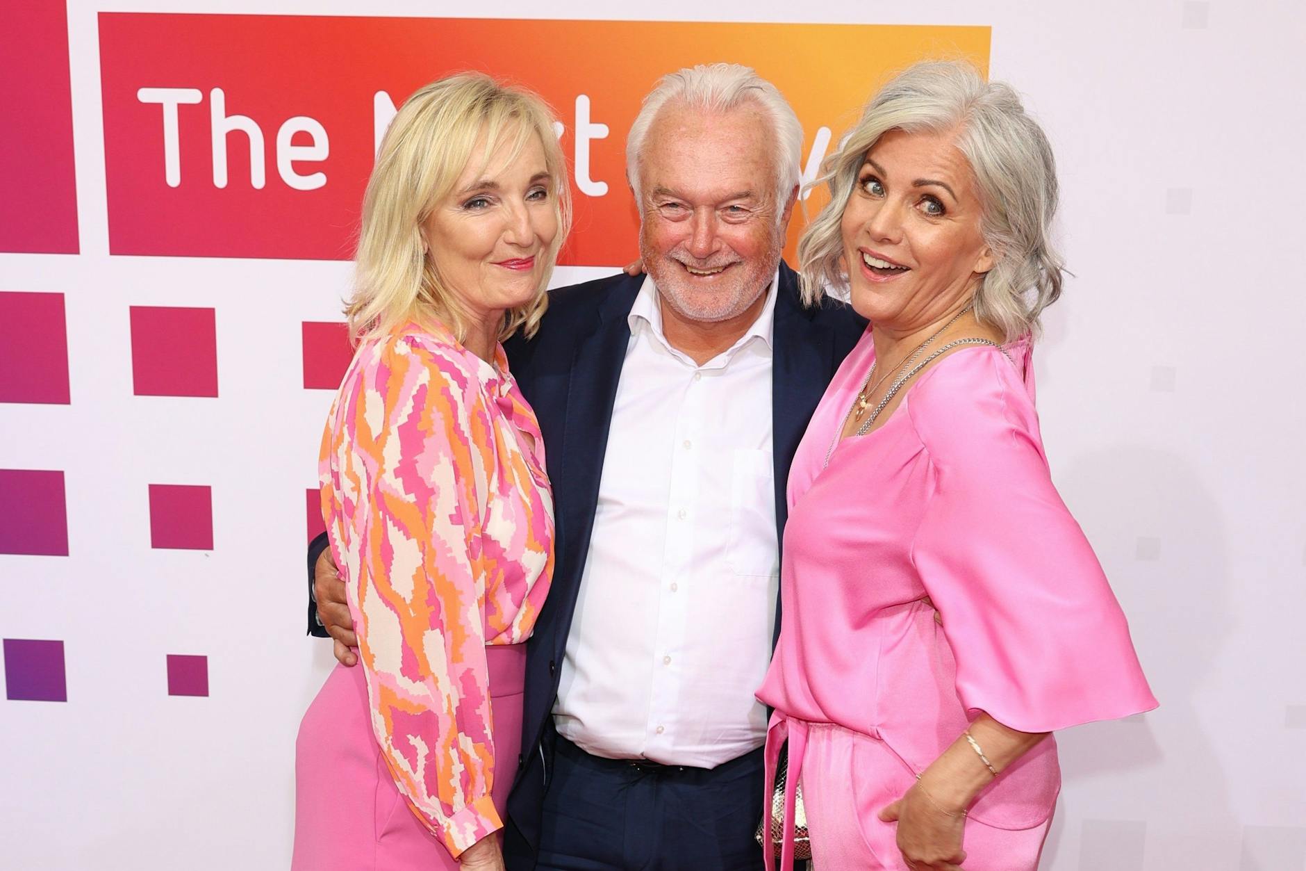 Partygäste: Annette Marberth-Kubicki (l.) und Wolfgang Kubicki und Birgit Schrowange kommen zur Bertelsmann-Party. 