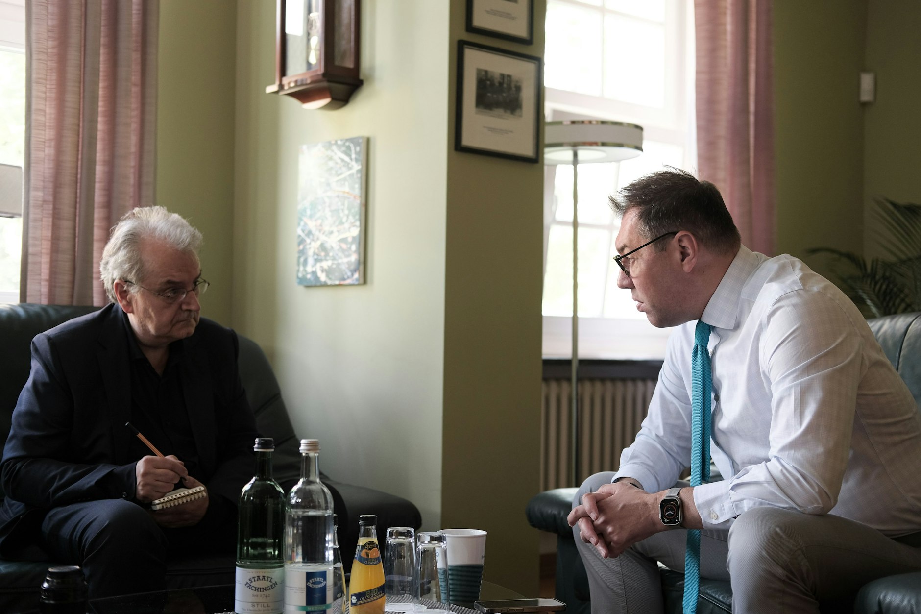 Michael Maier im Gespräch mit dem Botschafter Oleksii Makeiev