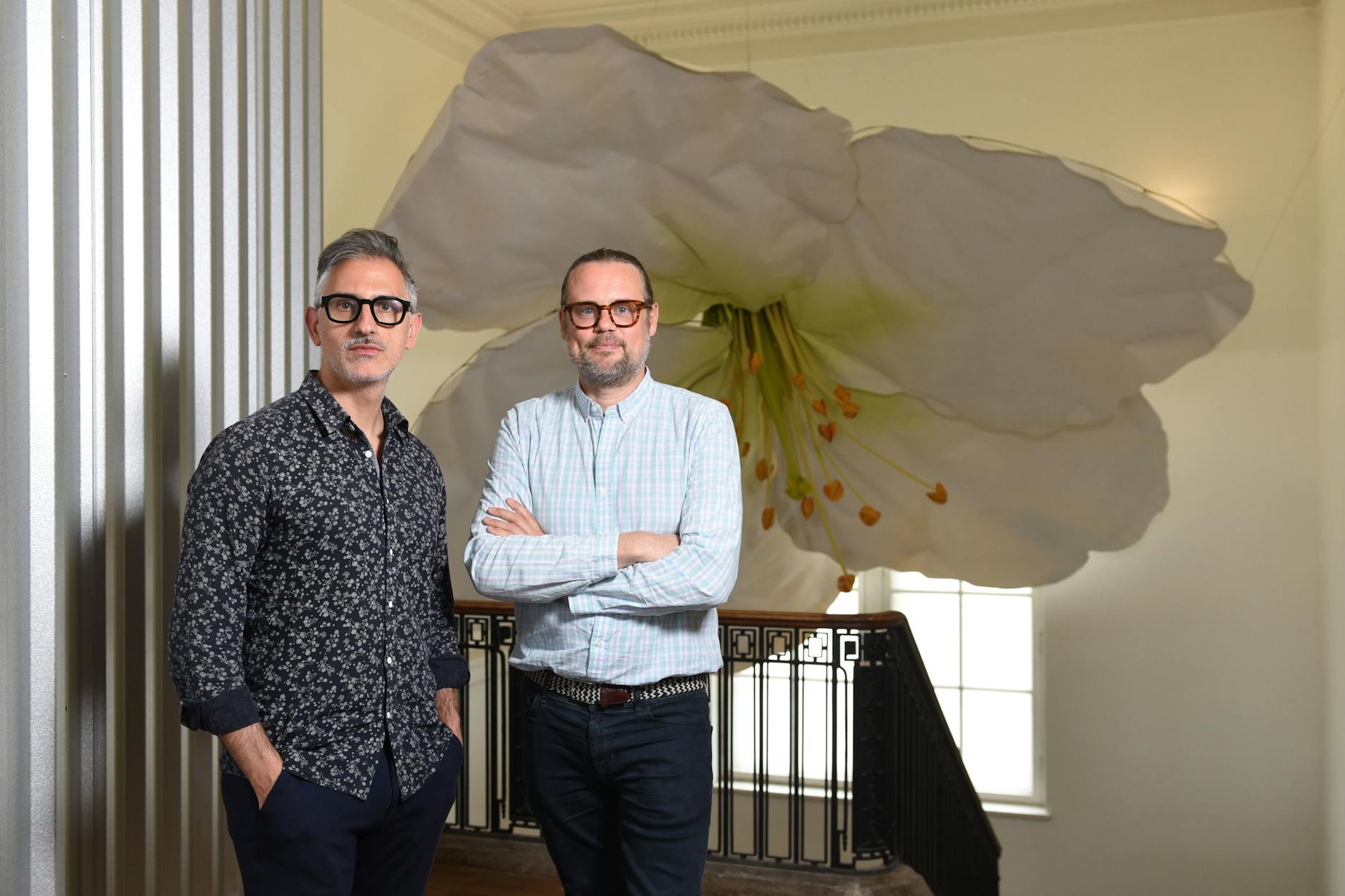 Till Fellrath (r.) und Sam Bardaouil sind seit dem 1. Januar 2022 die neuen Direktoren des Hamburger Bahnhofs