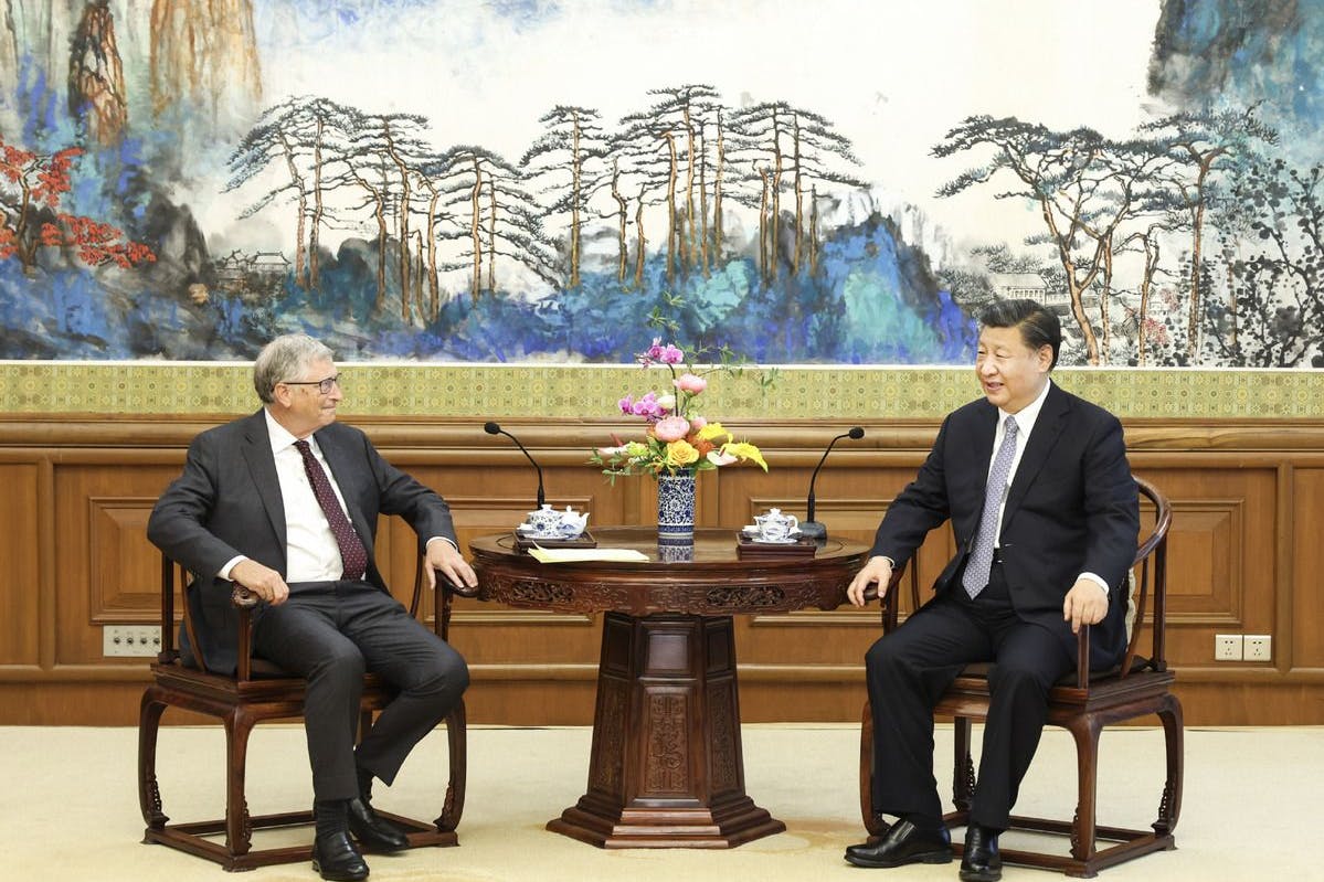 Bill Gates trifft Xi Jinping in Peking.