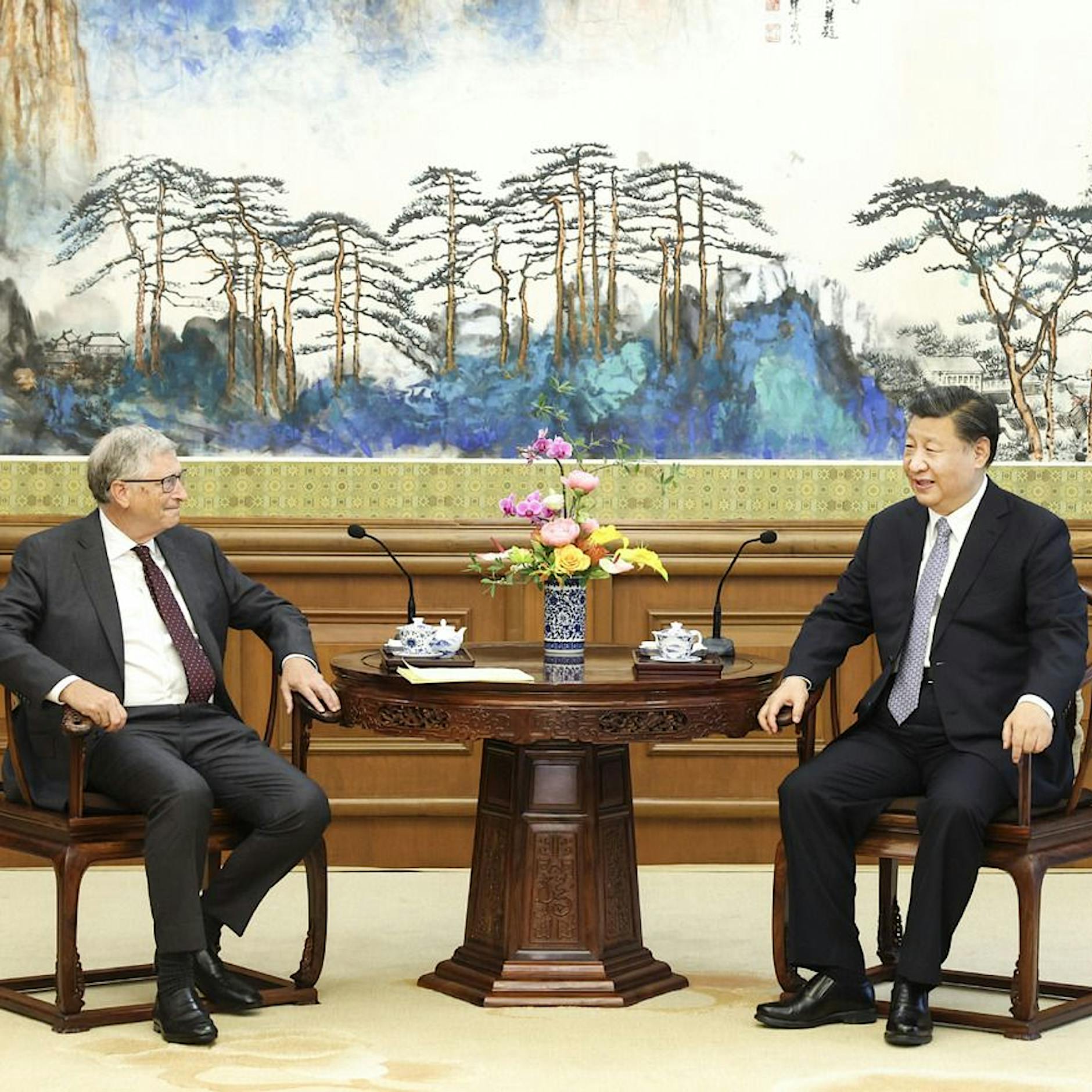 Seltene Ehre: Chinas Präsident Xi empfängt Bill Gates