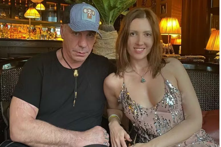 Alena Makeeva und Rammstein-Sänger Till Lindemann