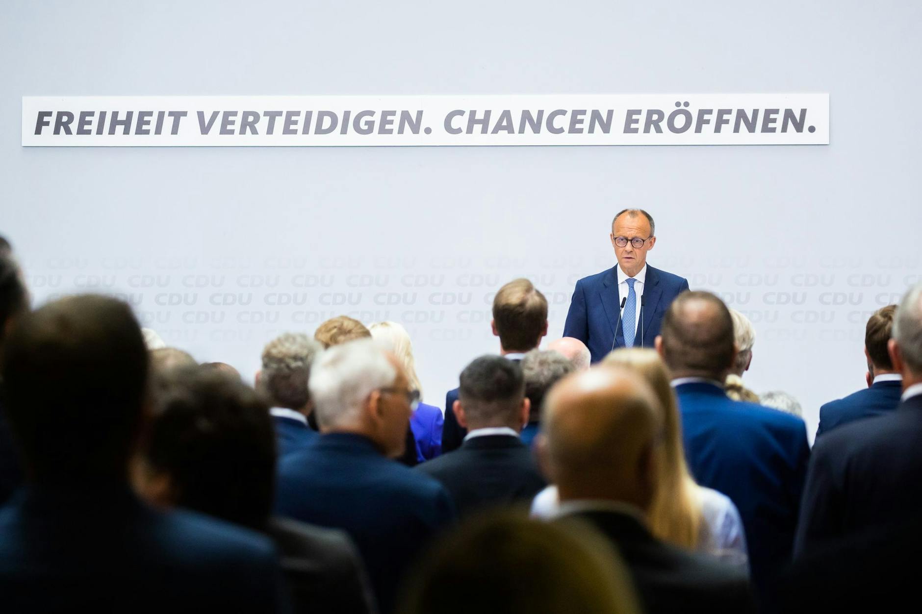 CDU-Chef Friedrich Merz sieht «Symptome einer handfesten Krise unserer Demokratie».