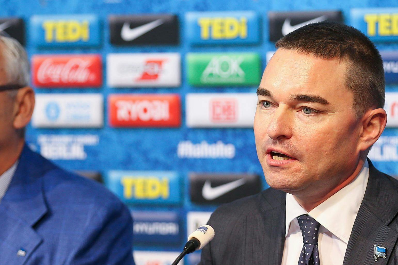 Lars Windhorst (r.) verstrickte sich bei Hertha BSC in einen Machtkampf mit Präsident Werner Gegenbauer.