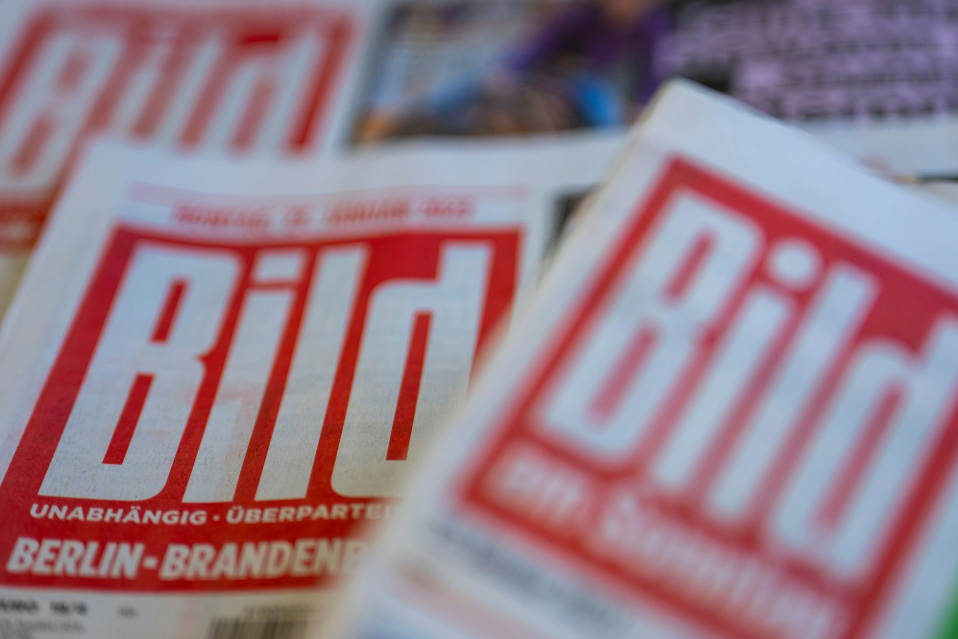 Die Auslieferung der Bild-Zeitung sollte am Sonntagabend verhindert werden.