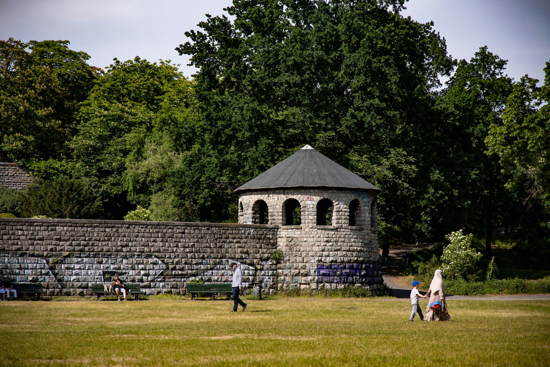 Schiller Park in Moabit in Berlin am 31. Mai 2023.