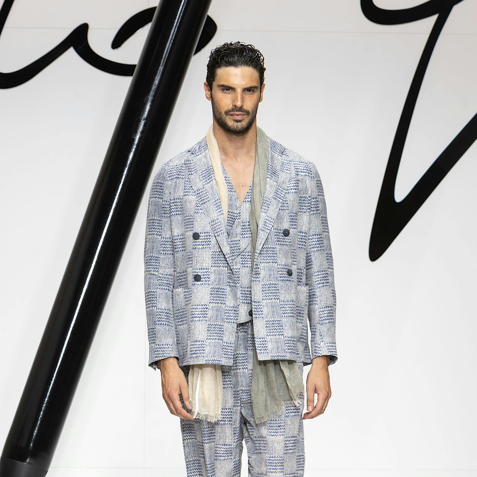 Milan Fashion Week: Giorgio Armani beantwortet Fragen, aber nur auf Italienisch