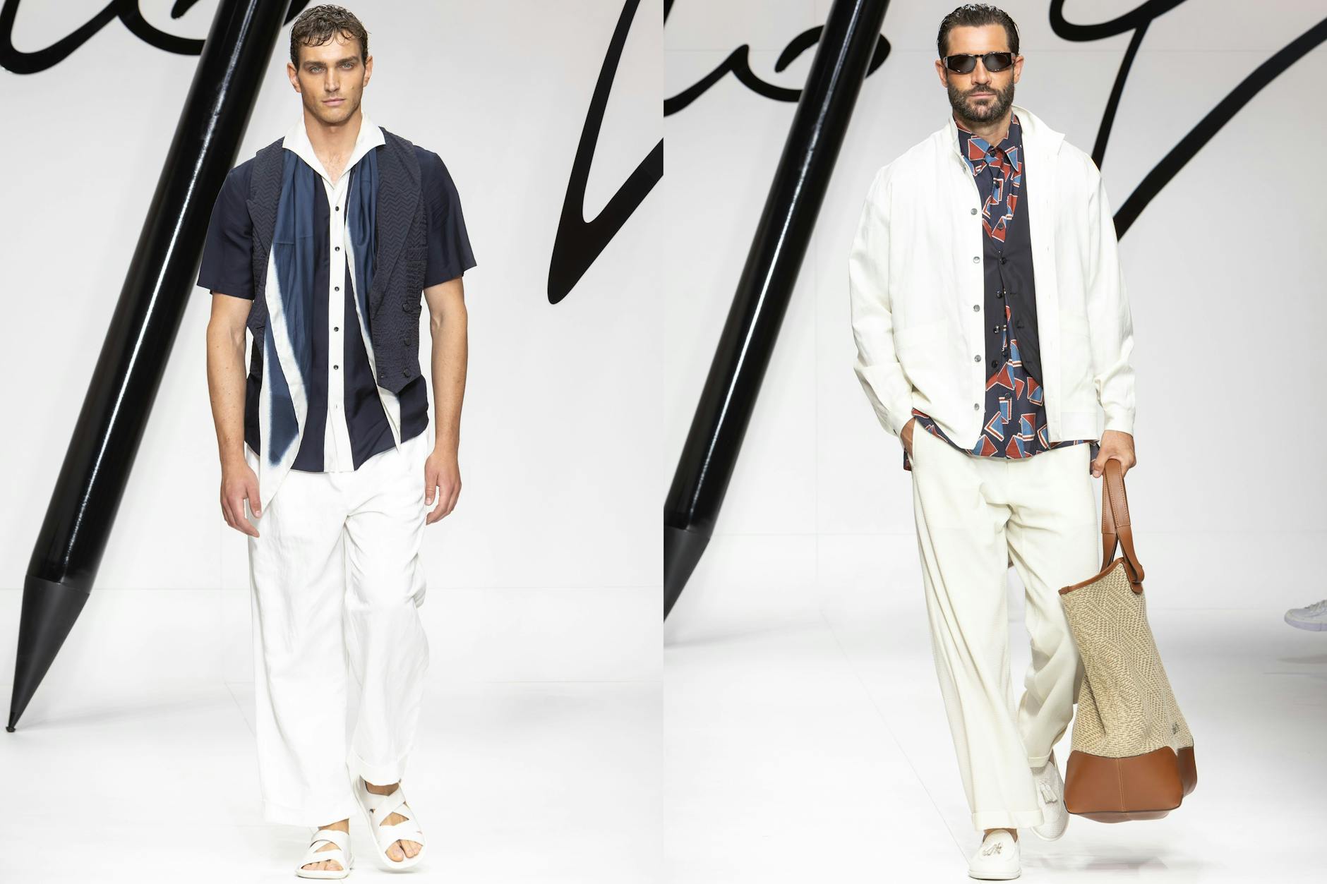 Der Armani-Mann in seiner ganzen Pracht