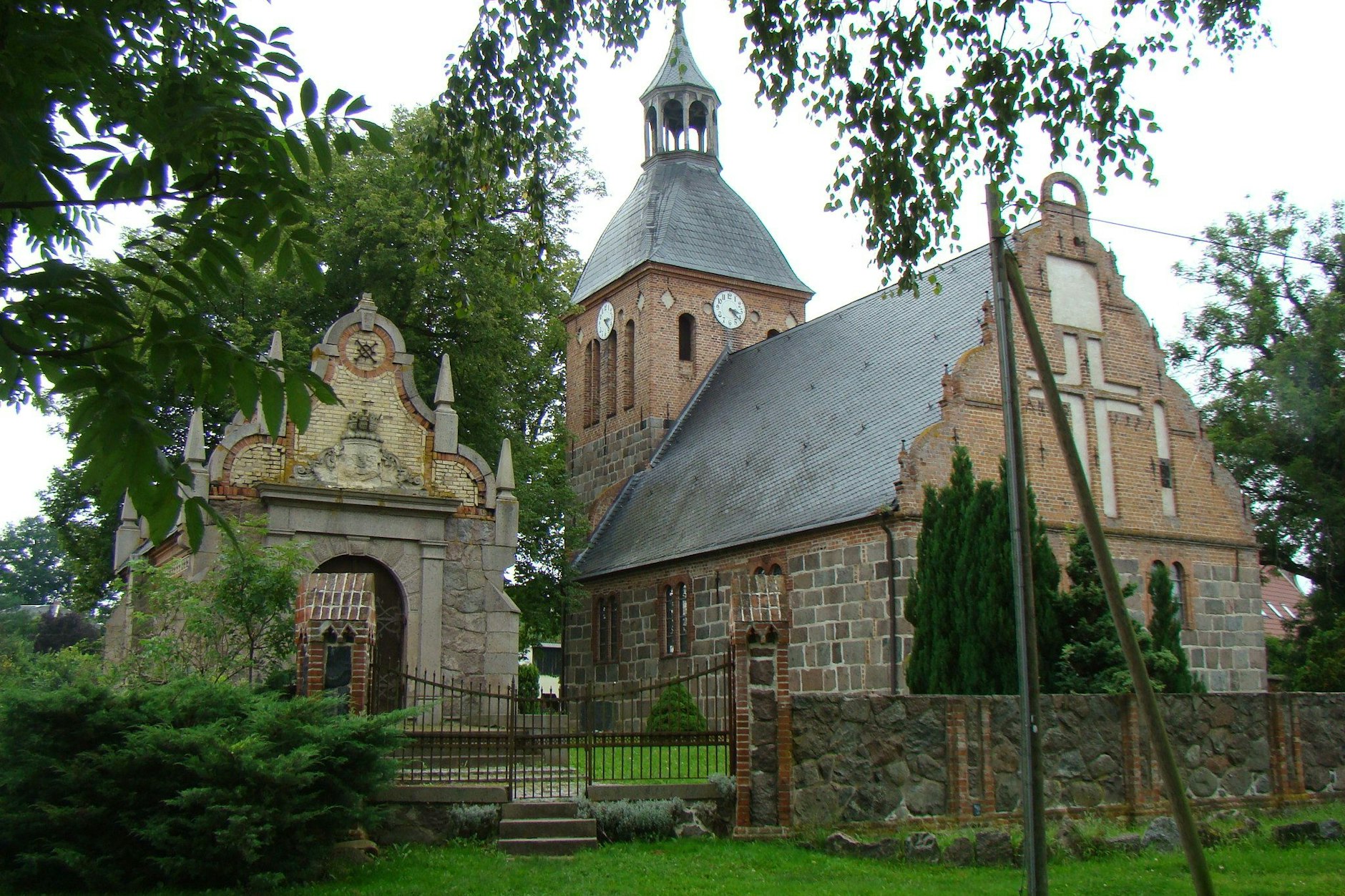 Die Kirche in Bristow ist die erste nach der Reformation gebaute Dorfkirche.