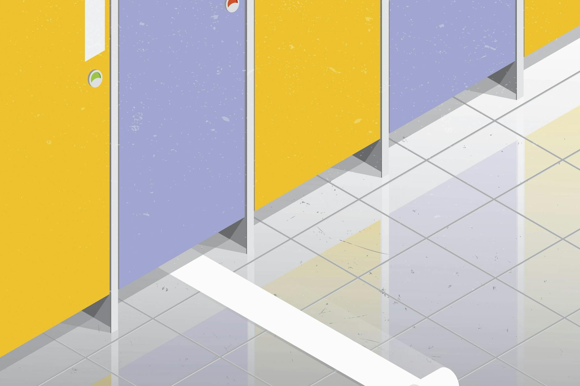 Toilettenpapier spielte bei dem Versuch herauszufinden, welche Kabine am häufigsten benutzt wird, eine Rolle. 