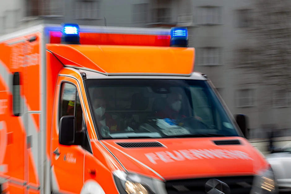 Ein Rettungswagen der Berliner Feuerwehr