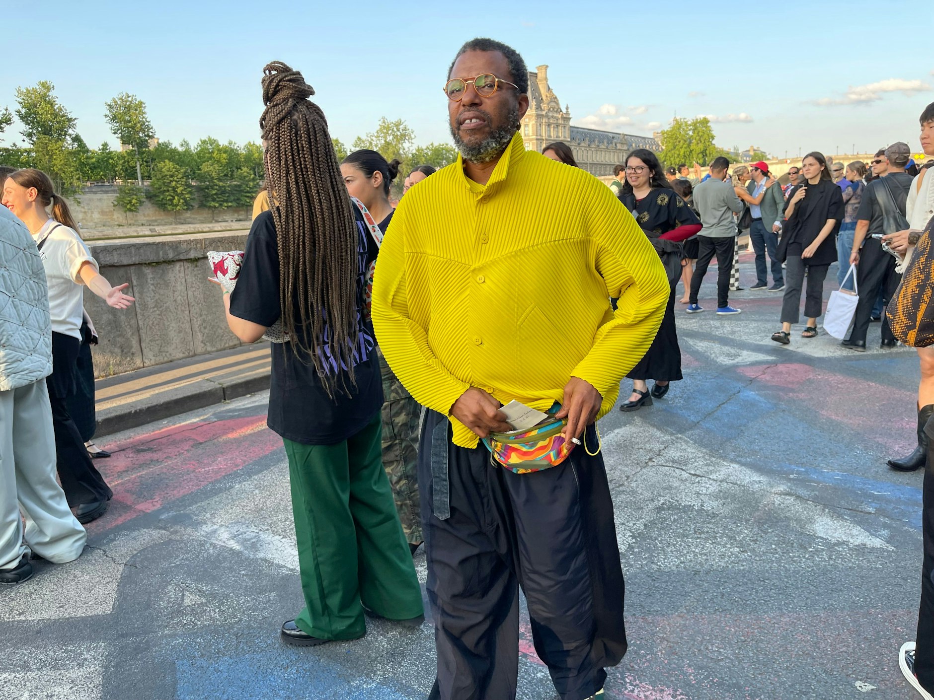 Auch fröhliches Gelb wird vorgeführt.