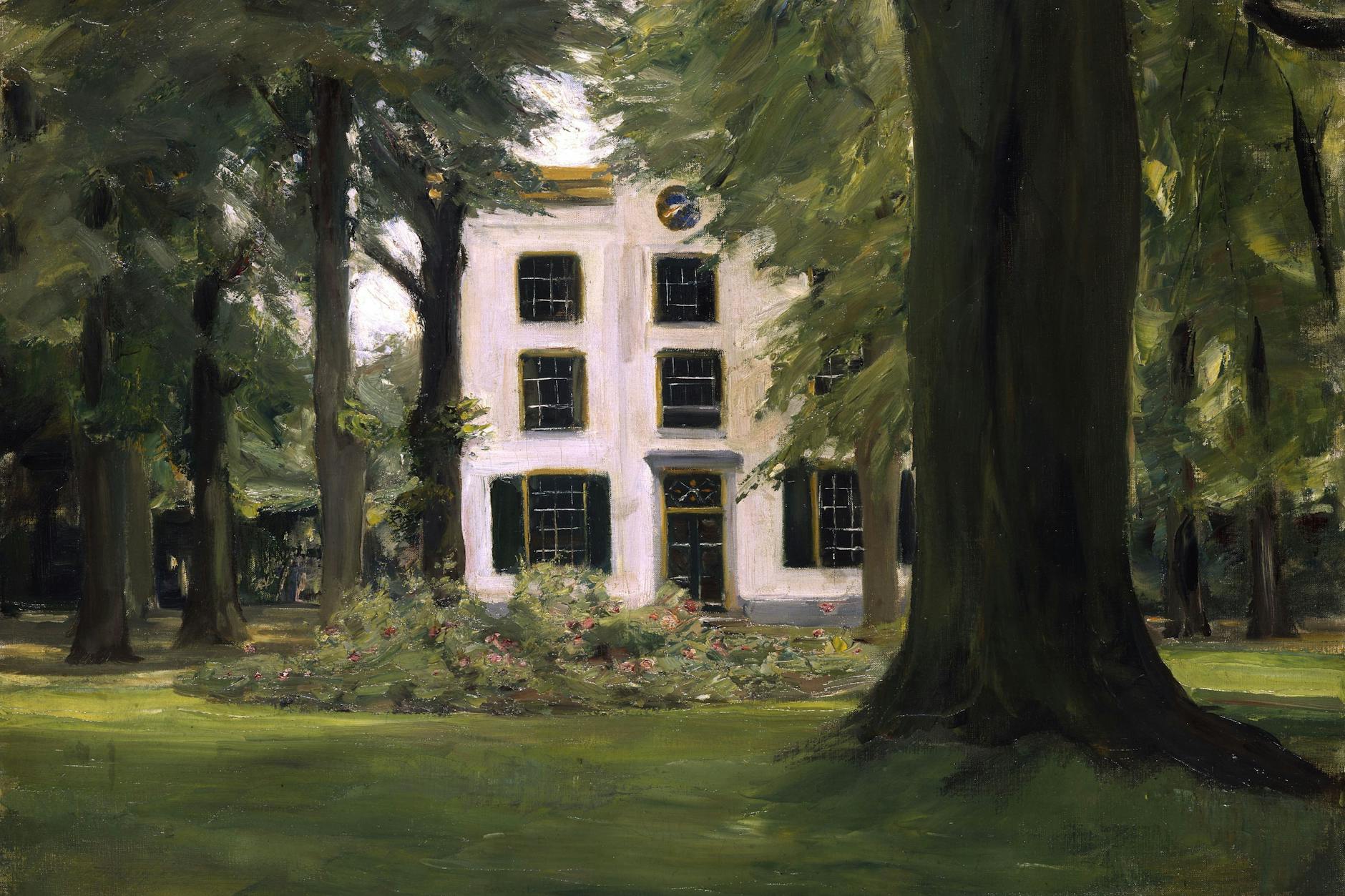 Impressionistisch: Max Liebermanns „Landhaus in Hilversum“, 1901, Öl auf Leinwand
