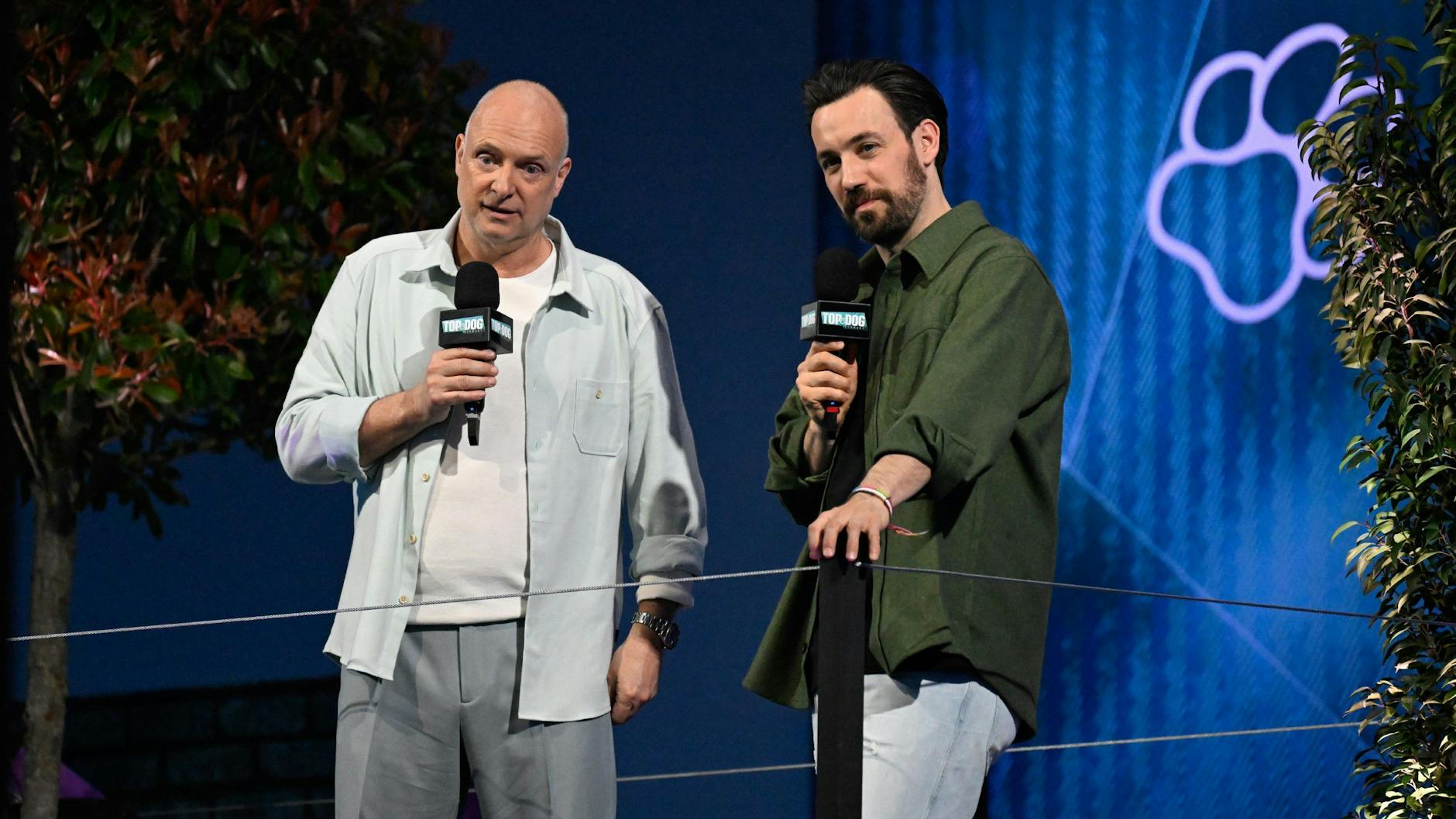 Jan Köppen und Frank „Buschi“ Buschmann moderieren Top Dog Germany.